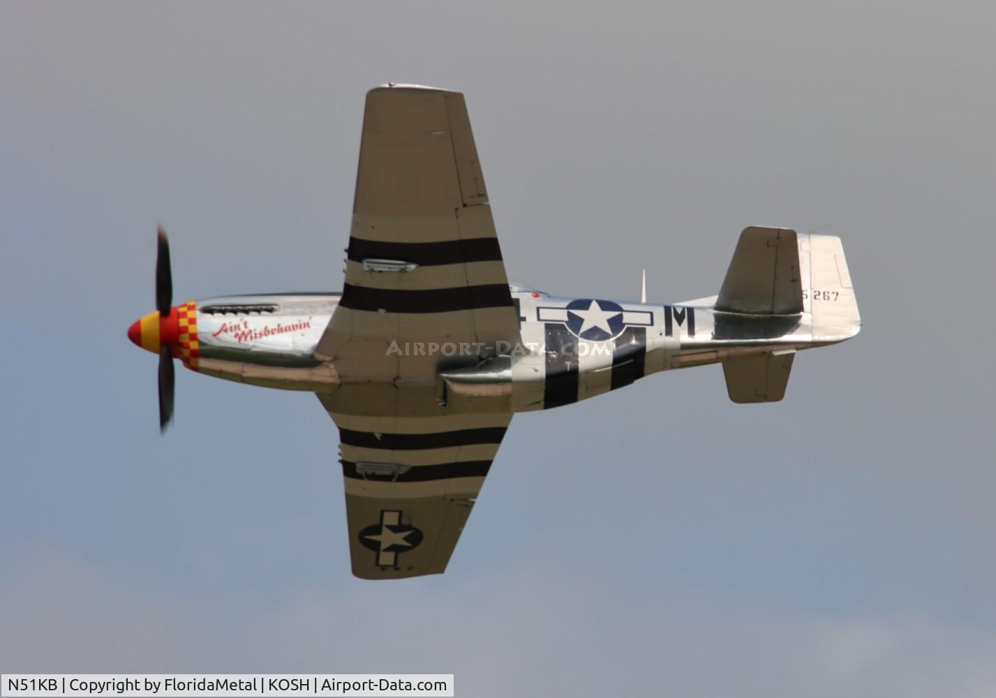 N51KB, 1961 North American F-51D Mustang C/N 44-74009, P-51D Ain't Misbehavin zx 