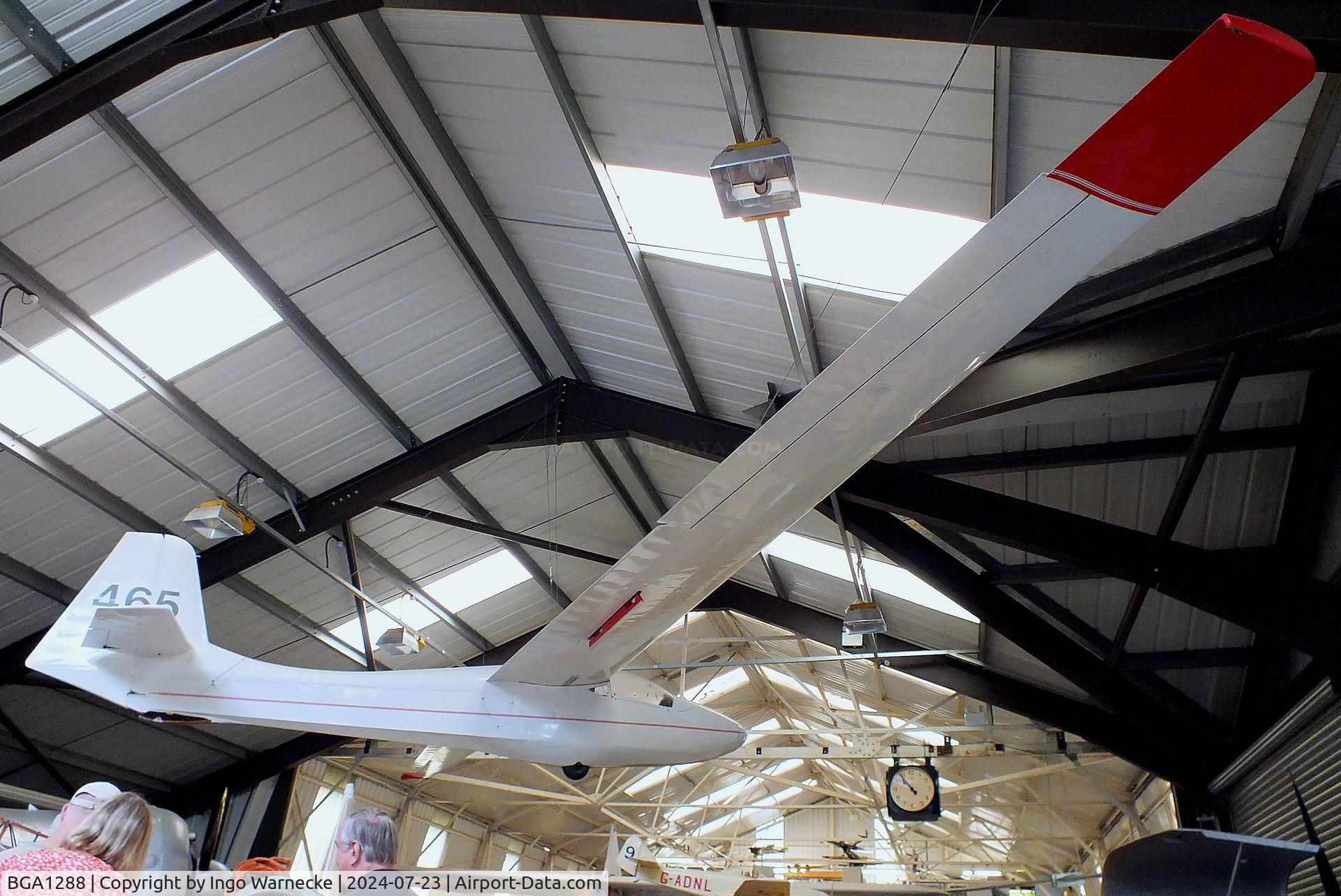 BGA1288, 1965 Elliots Of Newbury 460-1 Olympia C/N Not found BGA1288, Elliots of Newbury EoN 465/2 Olympia at the Museum of Berkshire Aviation, Woodley