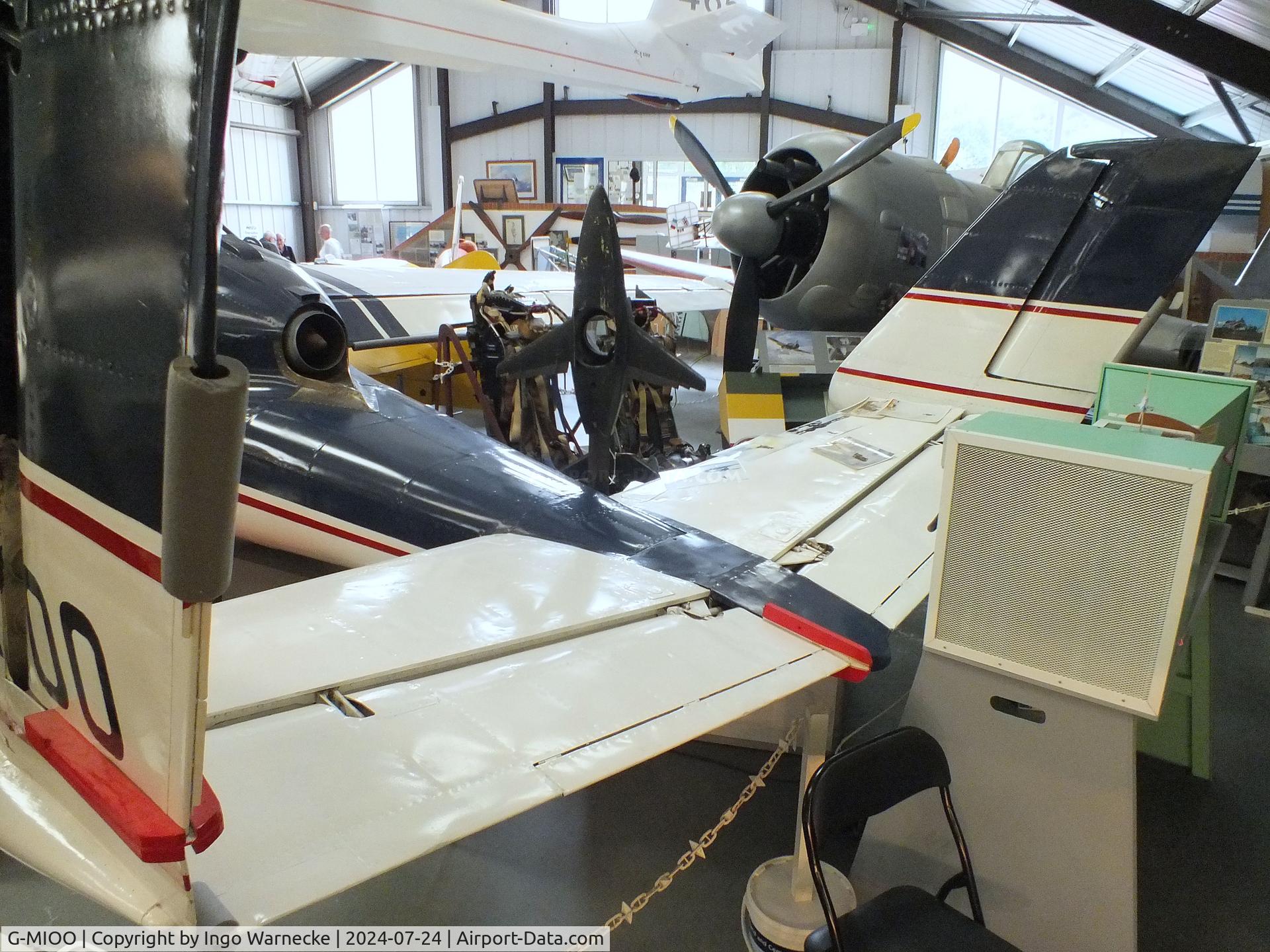 G-MIOO, 1957 Miles M.100 Student C/N 100/1008, Miles M.100 Student at the Museum of Berkshire Aviation, Woodley