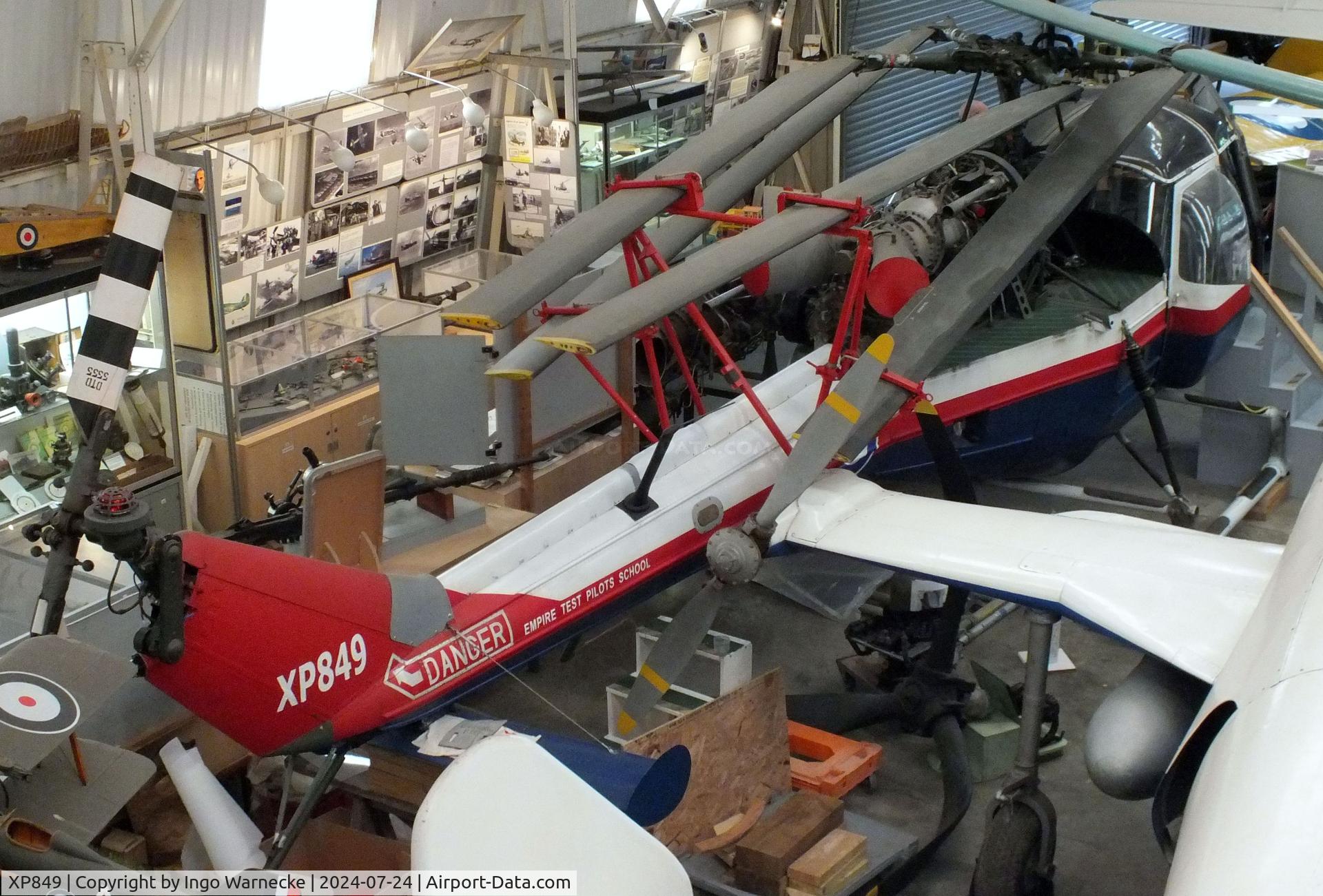 XP849, 1961 Westland Scout AH.1 C/N F9475, Westland Scout AH1 at the Museum of Berkshire Aviation, Woodley