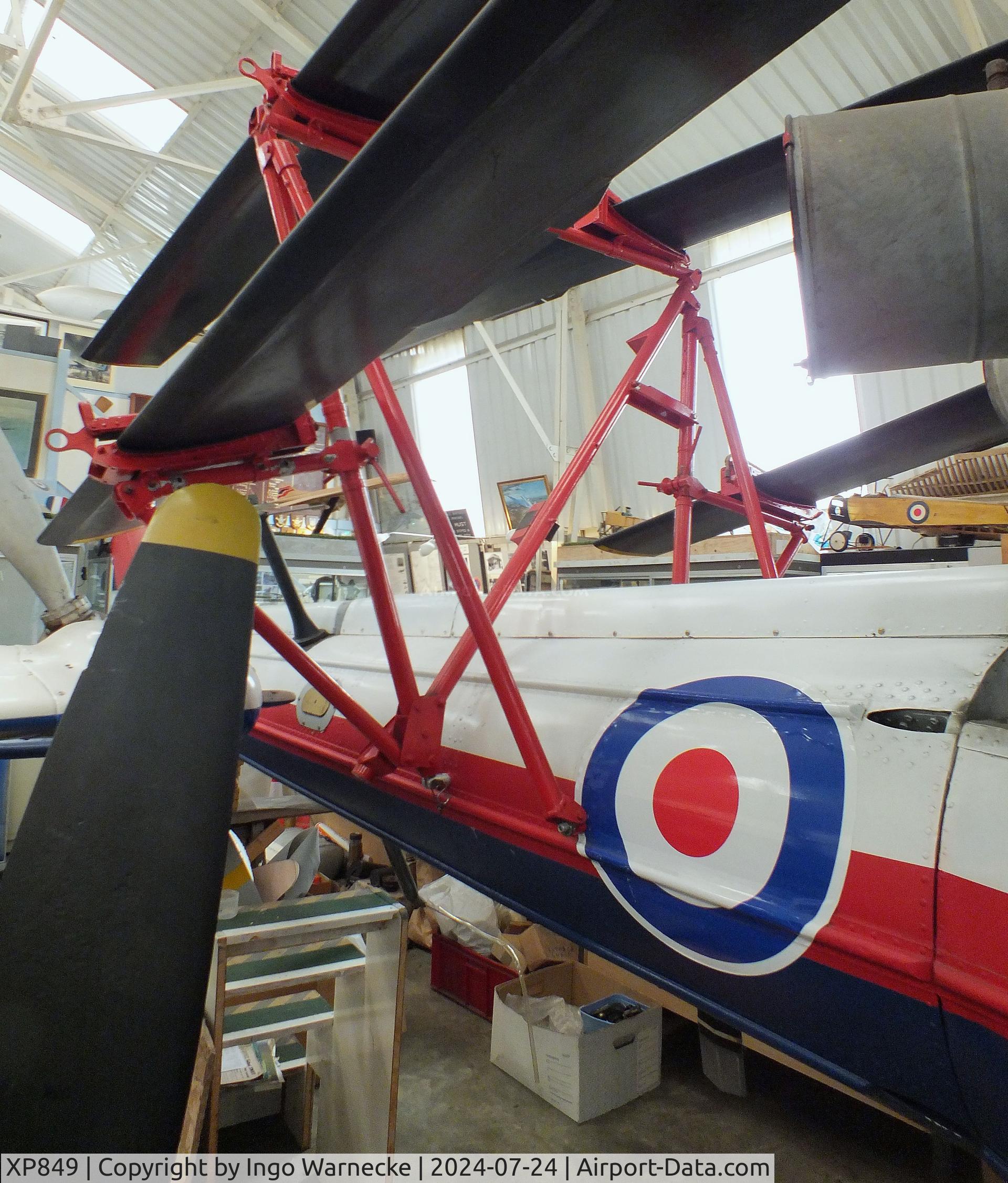 XP849, 1961 Westland Scout AH.1 C/N F9475, Westland Scout AH1 at the Museum of Berkshire Aviation, Woodley