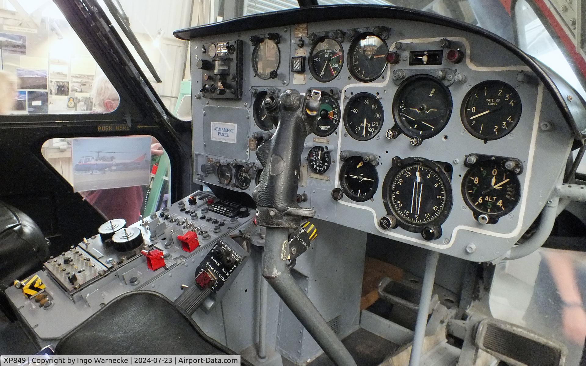 XP849, 1961 Westland Scout AH.1 C/N F9475, Westland Scout AH1 at the Museum of Berkshire Aviation, Woodley #c