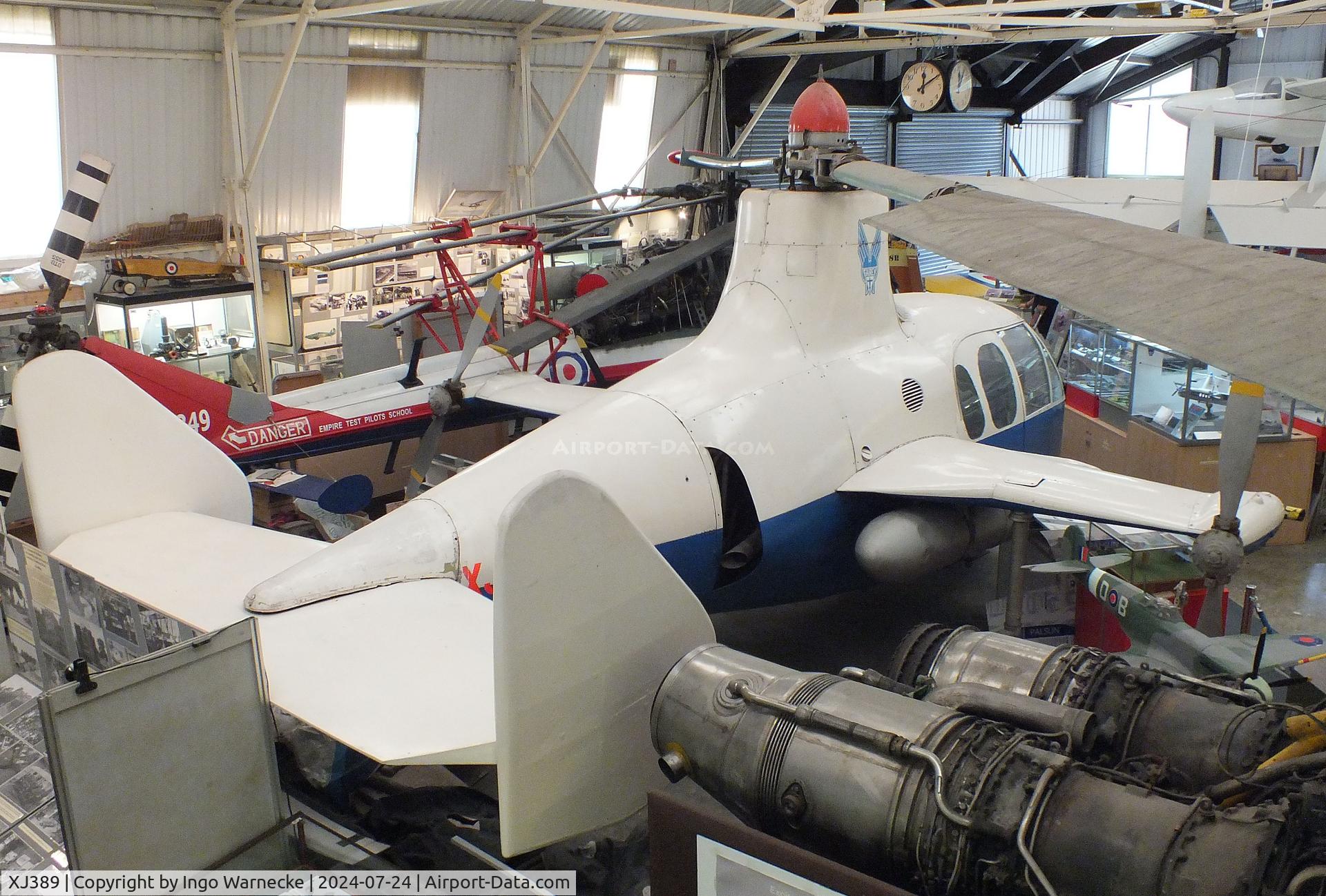 XJ389, 1953 Fairey Jet Gyrodyne C/N F9420, Fairey Jet Gyrodyne at the Museum of Berkshire Aviation, Woodley