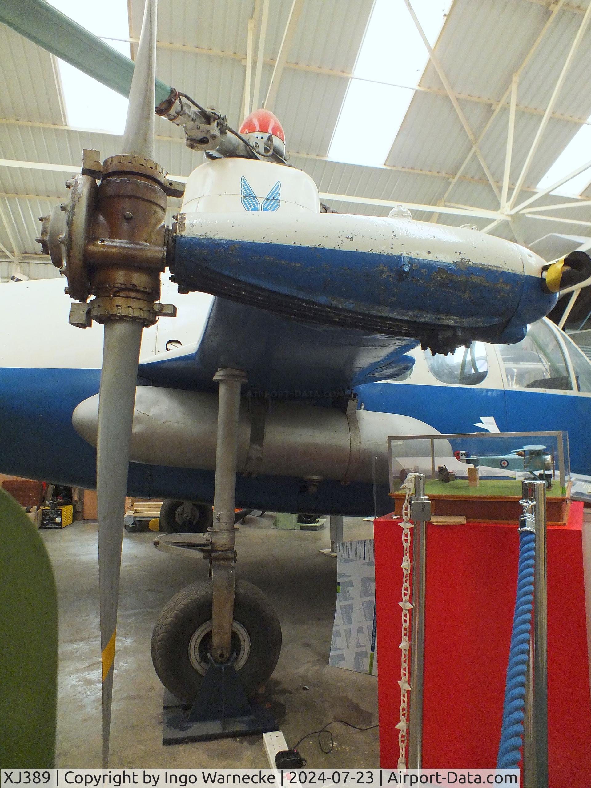 XJ389, 1953 Fairey Jet Gyrodyne C/N F9420, Fairey Jet Gyrodyne at the Museum of Berkshire Aviation, Woodley