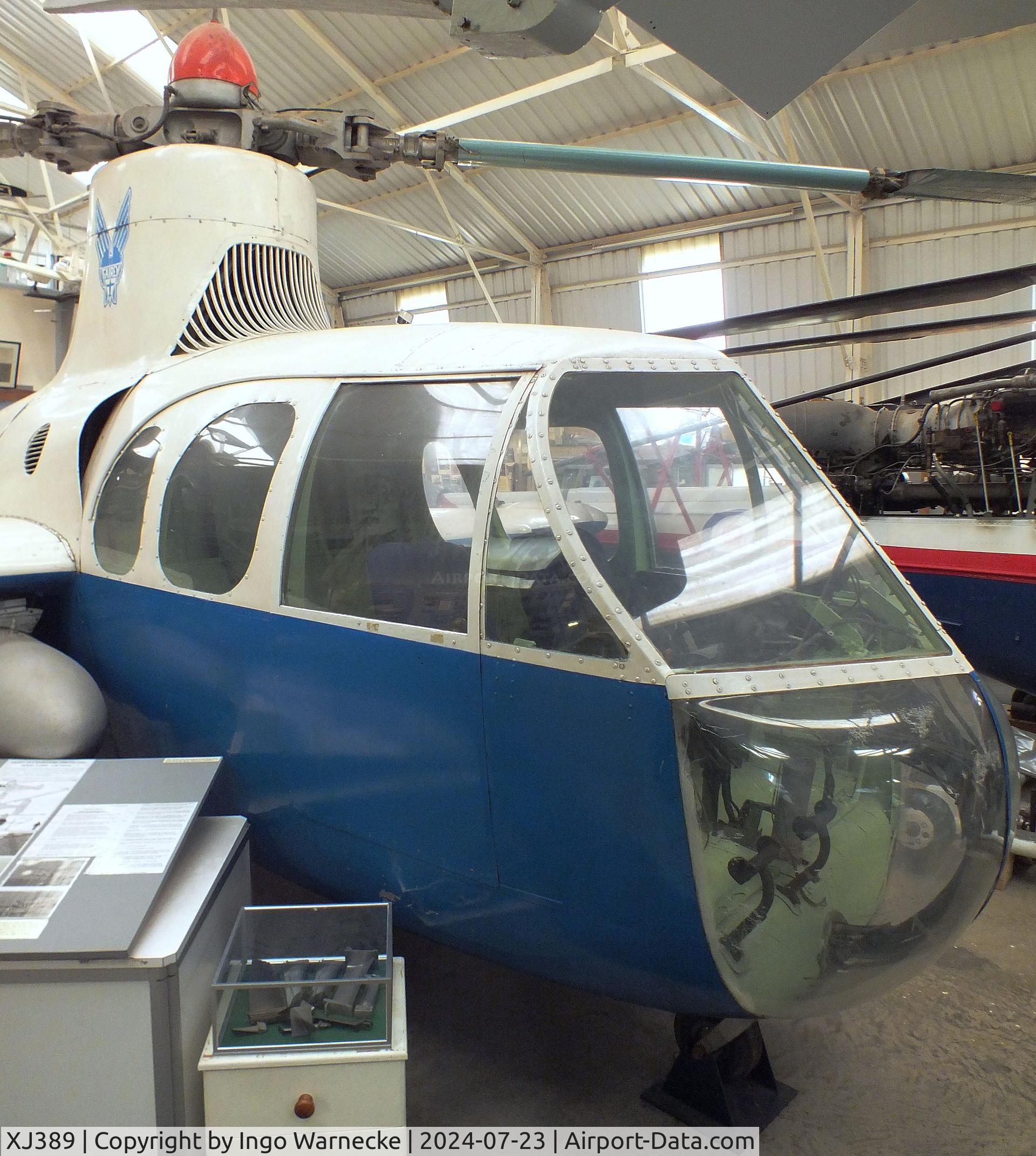 XJ389, 1953 Fairey Jet Gyrodyne C/N F9420, Fairey Jet Gyrodyne at the Museum of Berkshire Aviation, Woodley