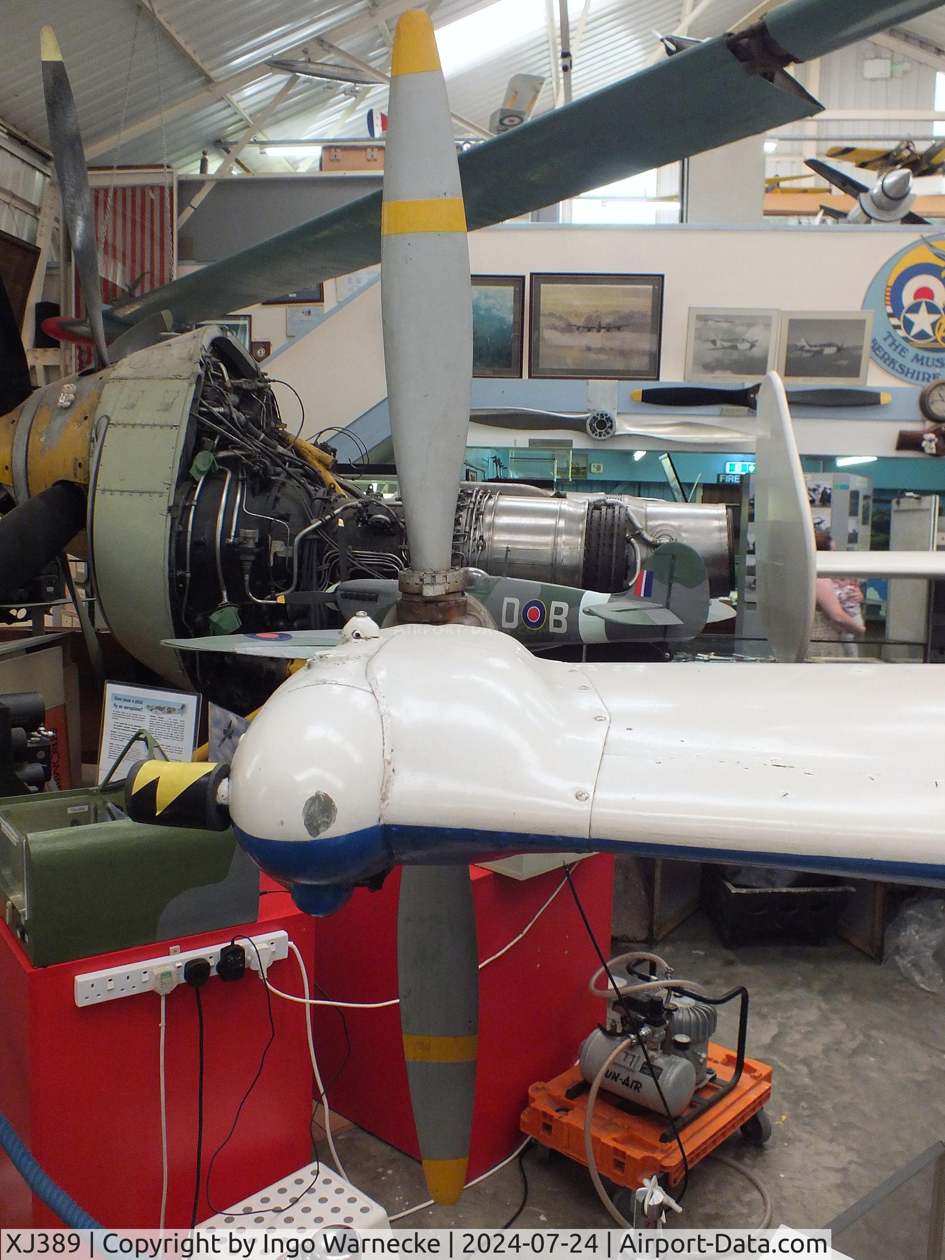 XJ389, 1953 Fairey Jet Gyrodyne C/N F9420, Fairey Jet Gyrodyne at the Museum of Berkshire Aviation, Woodley