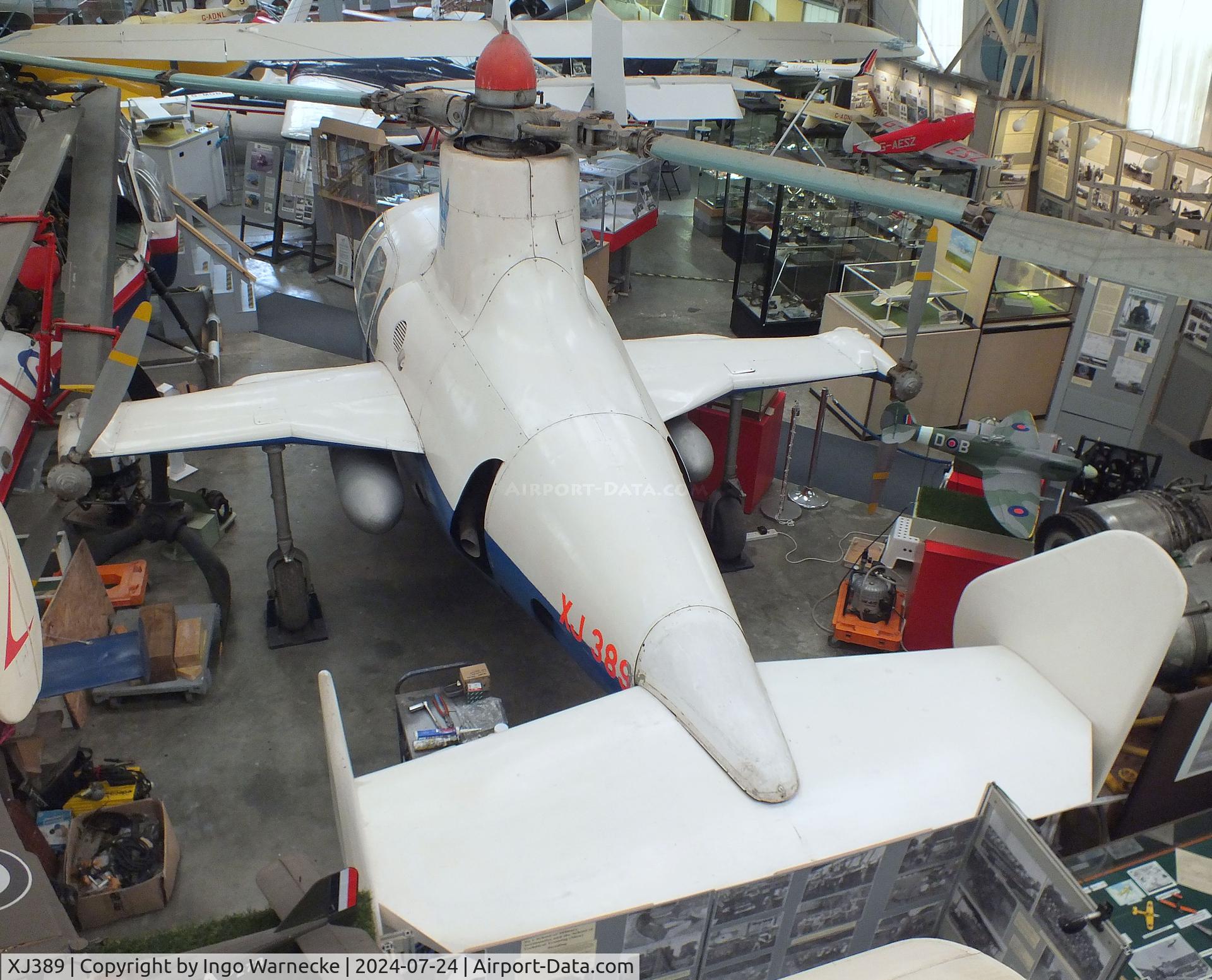 XJ389, 1953 Fairey Jet Gyrodyne C/N F9420, Fairey Jet Gyrodyne at the Museum of Berkshire Aviation, Woodley