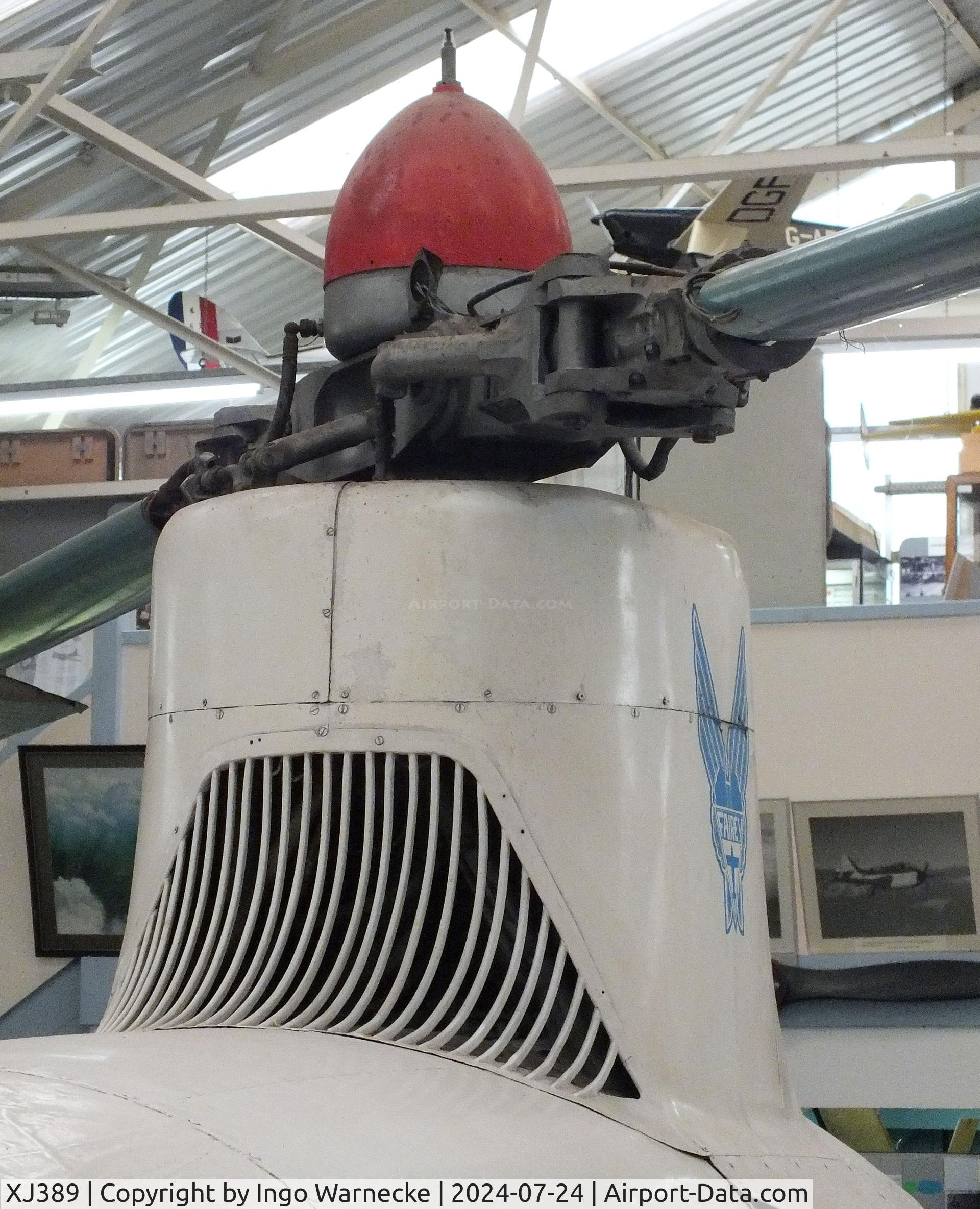 XJ389, 1953 Fairey Jet Gyrodyne C/N F9420, Fairey Jet Gyrodyne at the Museum of Berkshire Aviation, Woodley