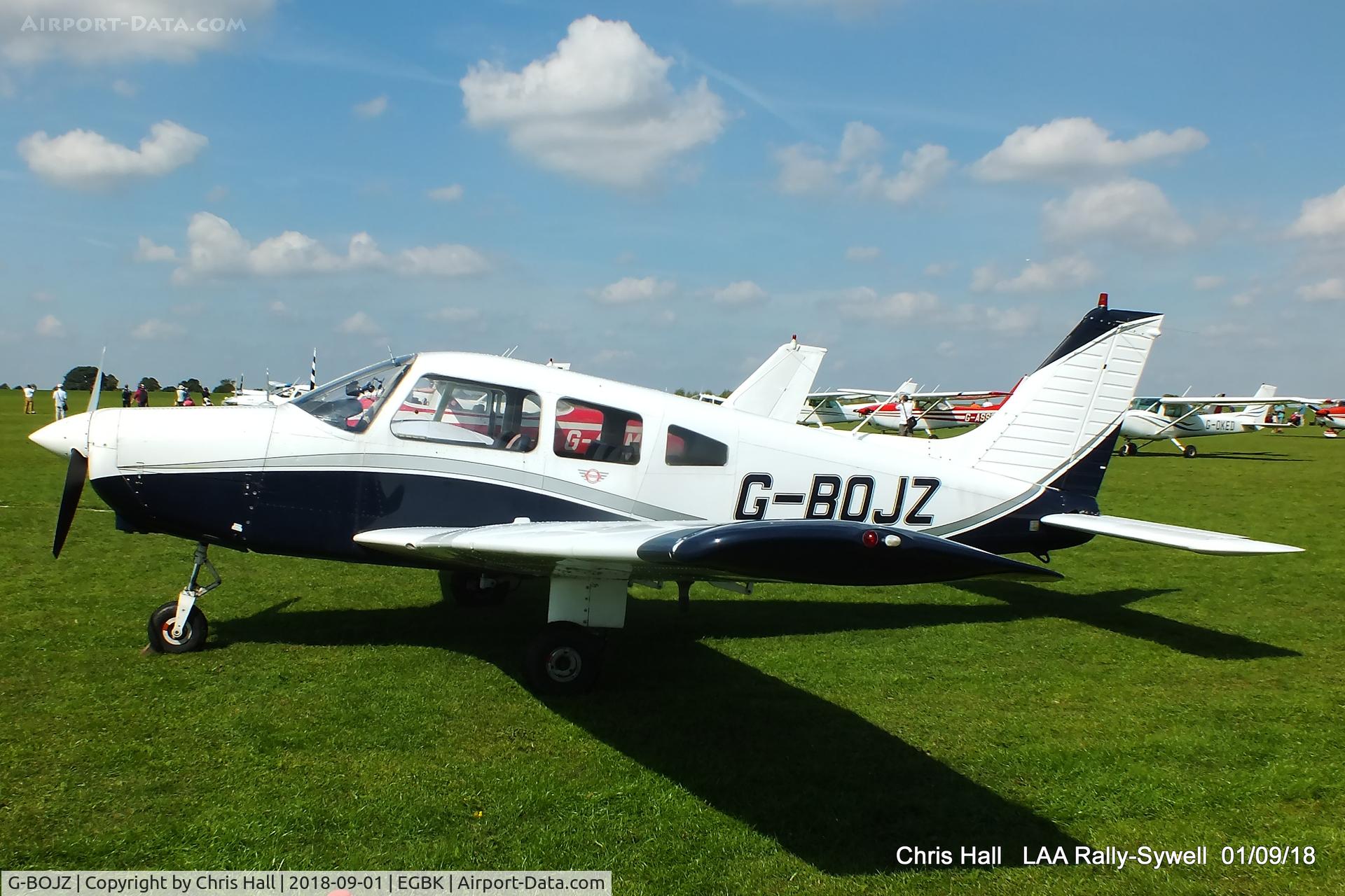 G-BOJZ, 1979 Piper PA-28-161 Cherokee Warrior II C/N 28-7916223, 2018 LAA Rally, Sywell
