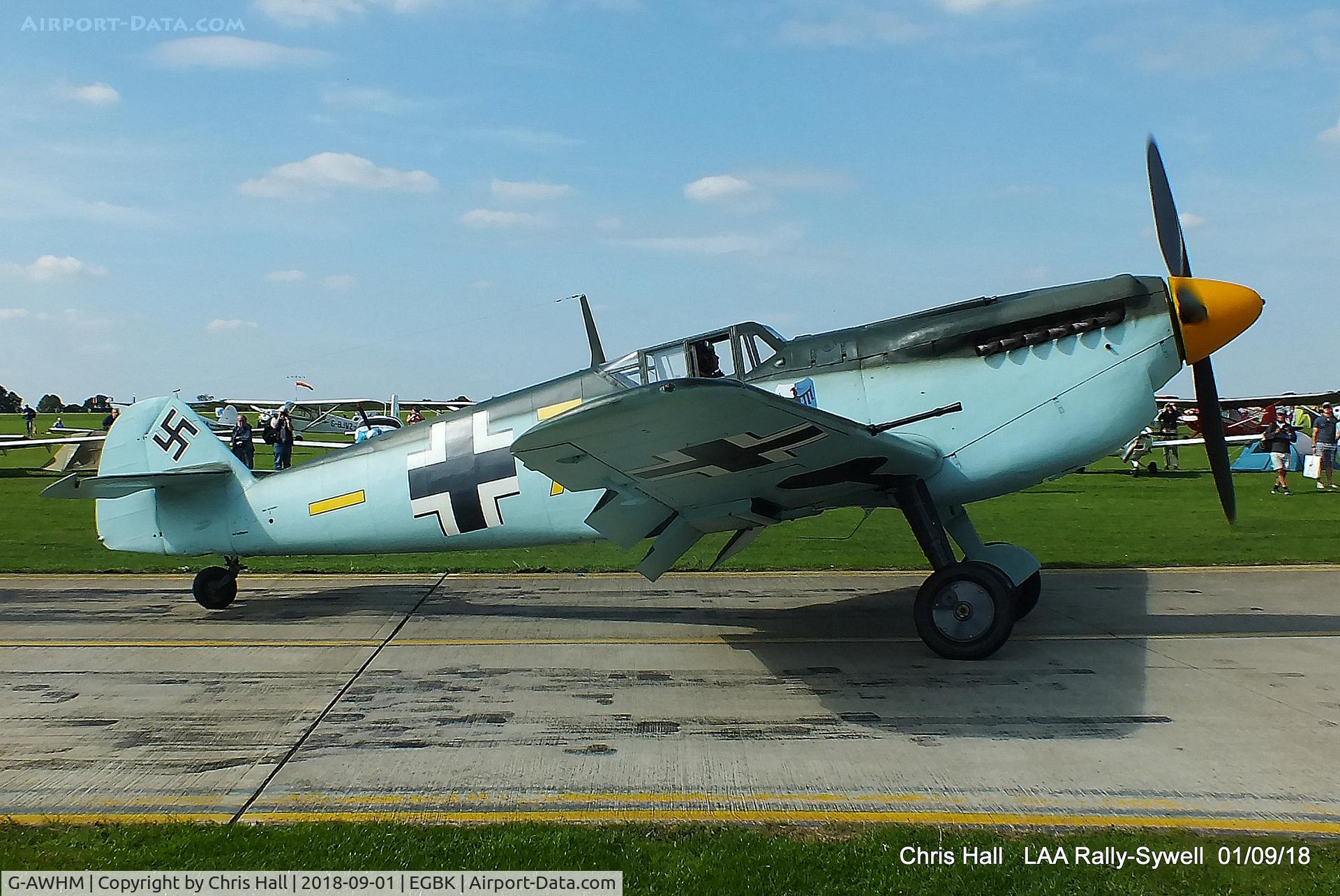 G-AWHM, 1958 Hispano HA-1112-M1L Buchon C/N 187, 2018 LAA Rally, Sywell