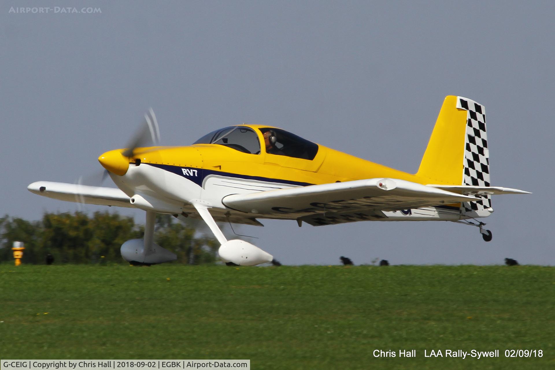 G-CEIG, 2007 Vans RV-7 C/N PFA 323-14402, 2018 LAA Rally, Sywell