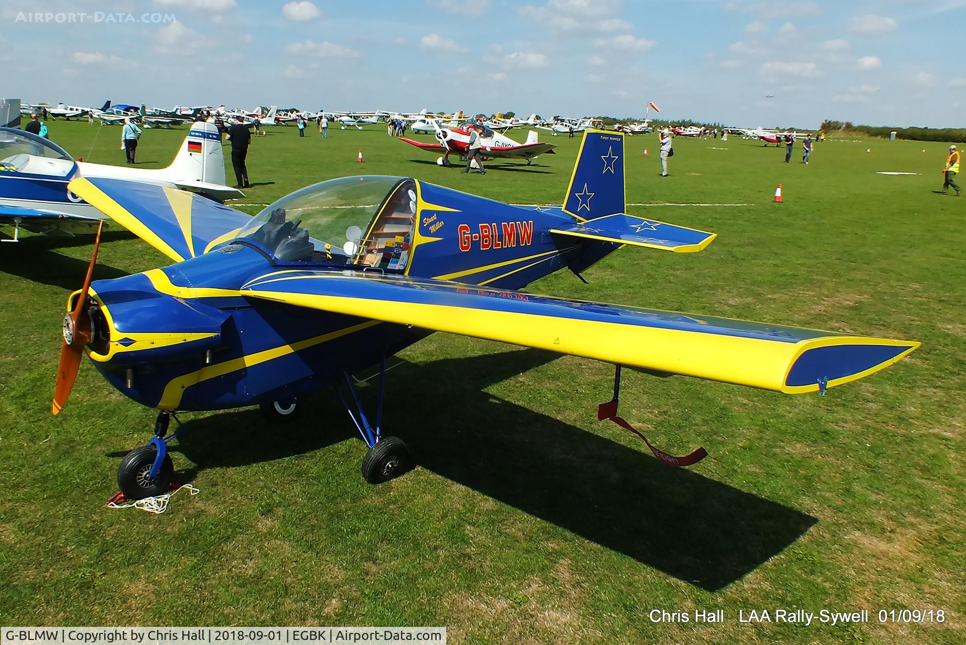 G-BLMW, 1987 Slingsby Tipsy T-66 Nipper 3 C/N PFA 025-11020, 2018 LAA Rally, Sywell