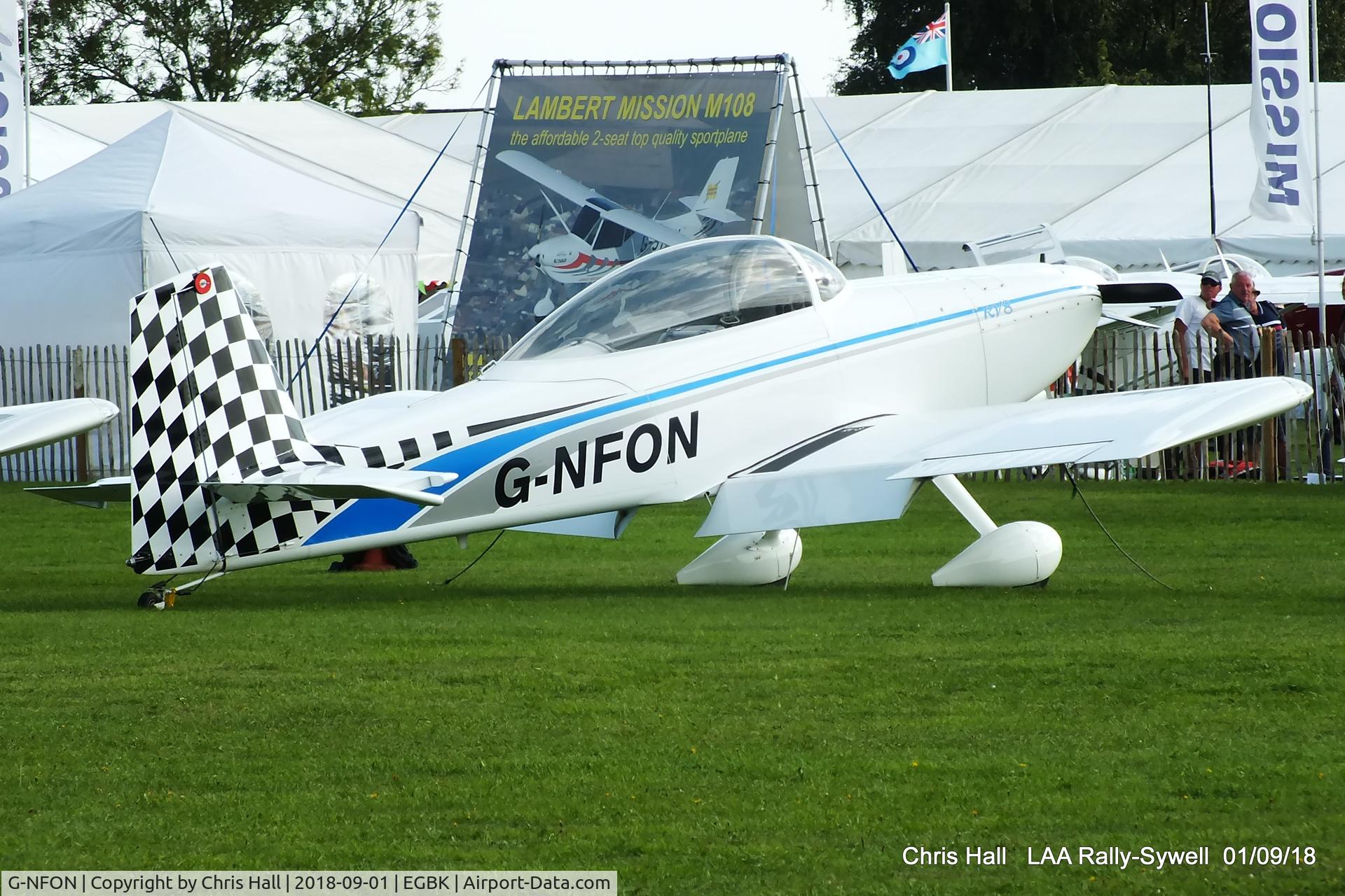 G-NFON, 2011 Vans RV-8 C/N LAA 303-14921, 2018 LAA Rally, Sywell