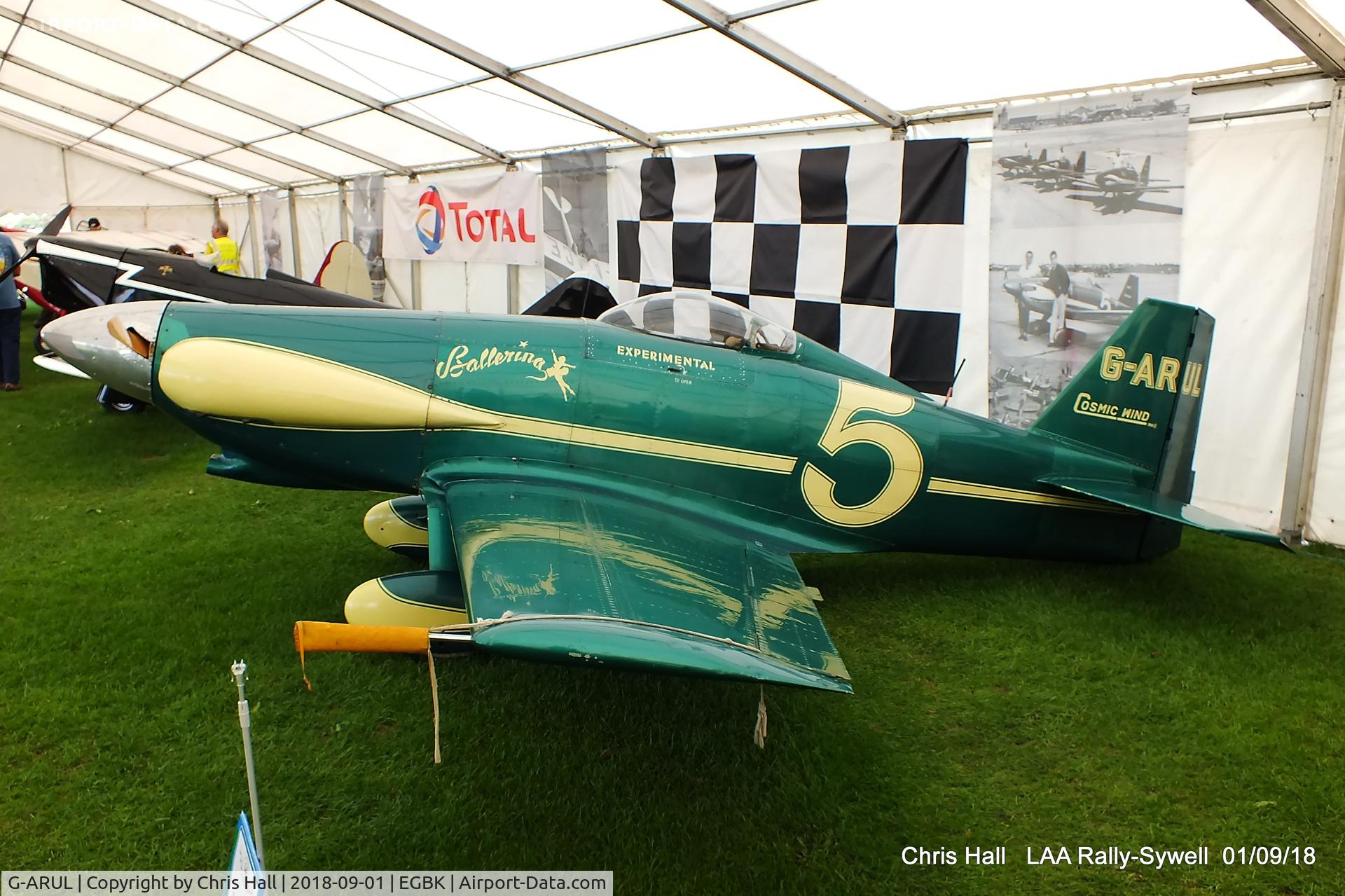 G-ARUL, 1973 LeVier Cosmic Wind C/N PFA 1511, 2018 LAA Rally, Sywell