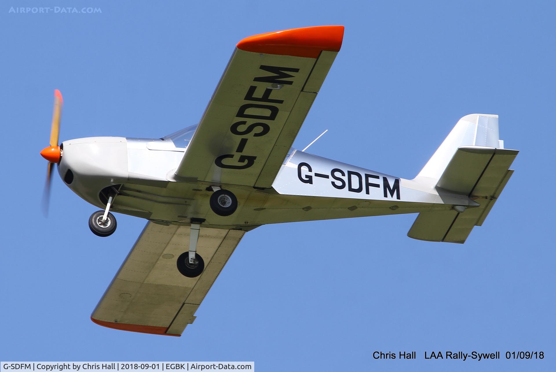 G-SDFM, 2002 Aerotechnik EV-97 Eurostar C/N PFA 315-13884, 2018 LAA Rally, Sywell