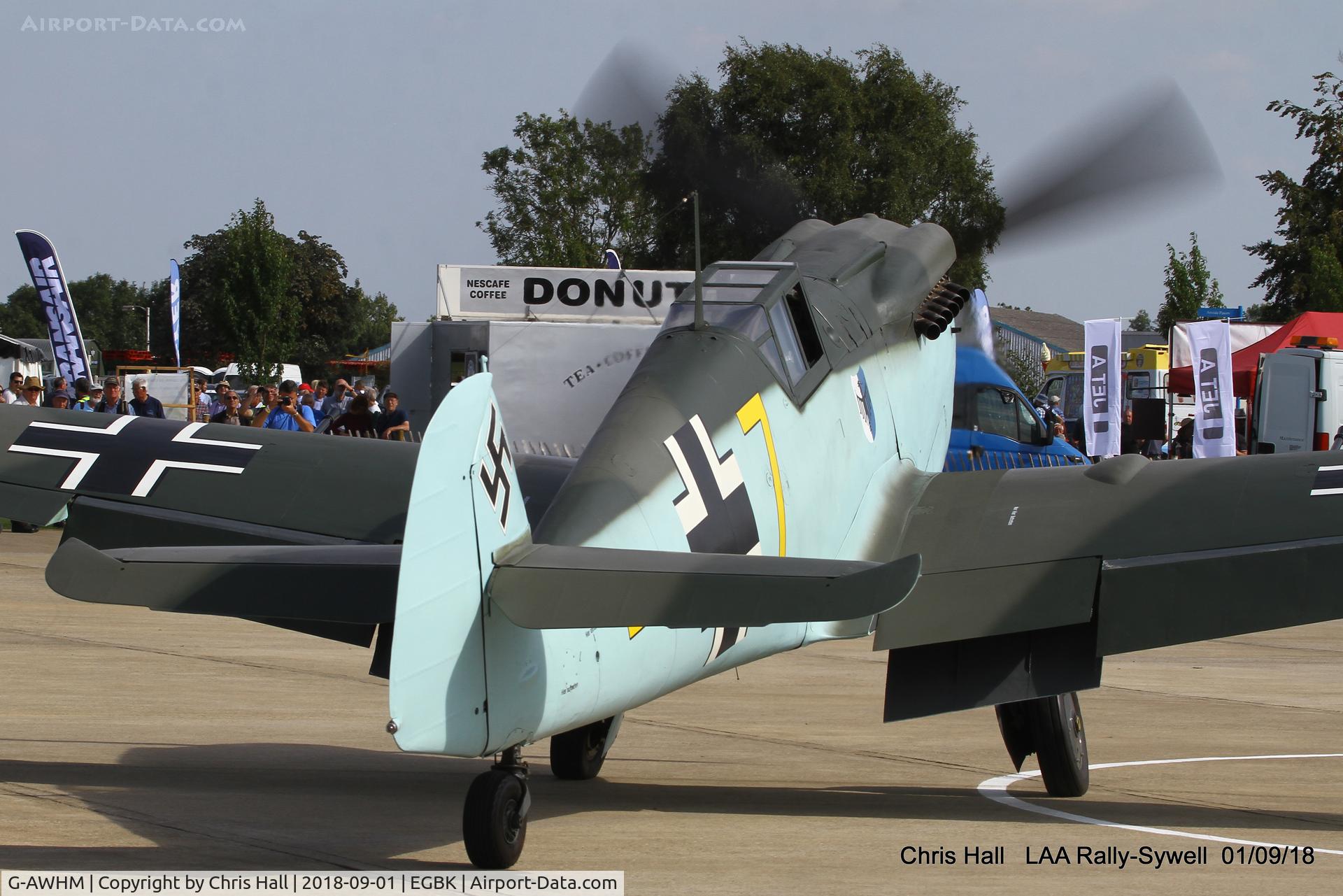 G-AWHM, 1958 Hispano HA-1112-M1L Buchon C/N 187, 2018 LAA Rally, Sywell