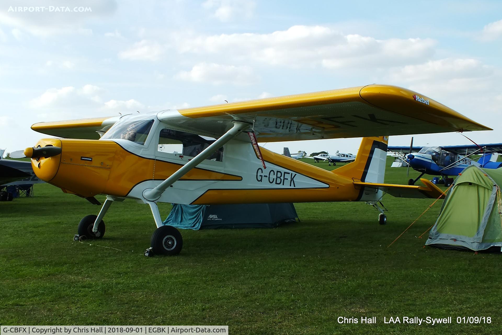 G-CBFX, 2002 Rans S-6ES Coyote II C/N PFA 204-13820, 2018 LAA Rally, Sywell