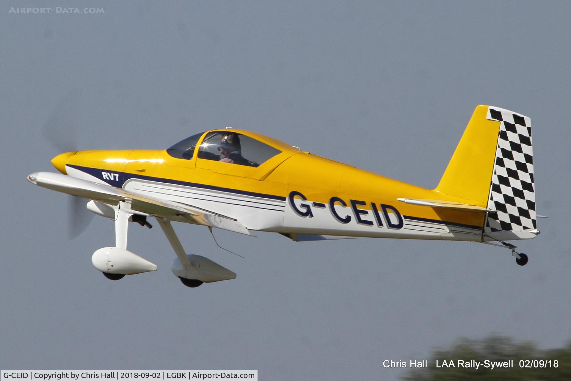 G-CEID, 2007 Vans RV-7 C/N PFA 323-14403, 2018 LAA Rally, Sywell