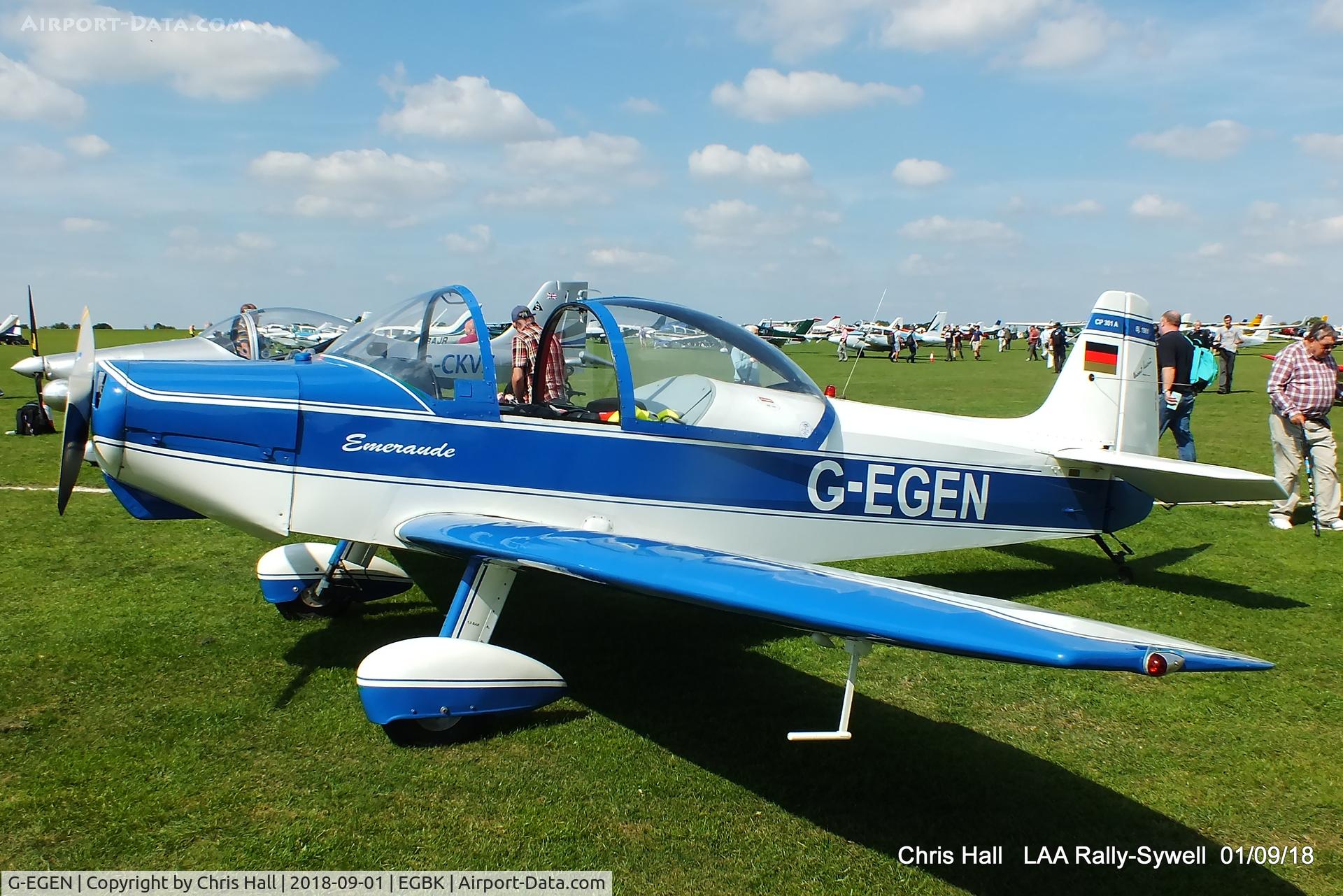 G-EGEN, 1961 Piel CP-301A Emeraude C/N AB.402, 2018 LAA Rally, Sywell