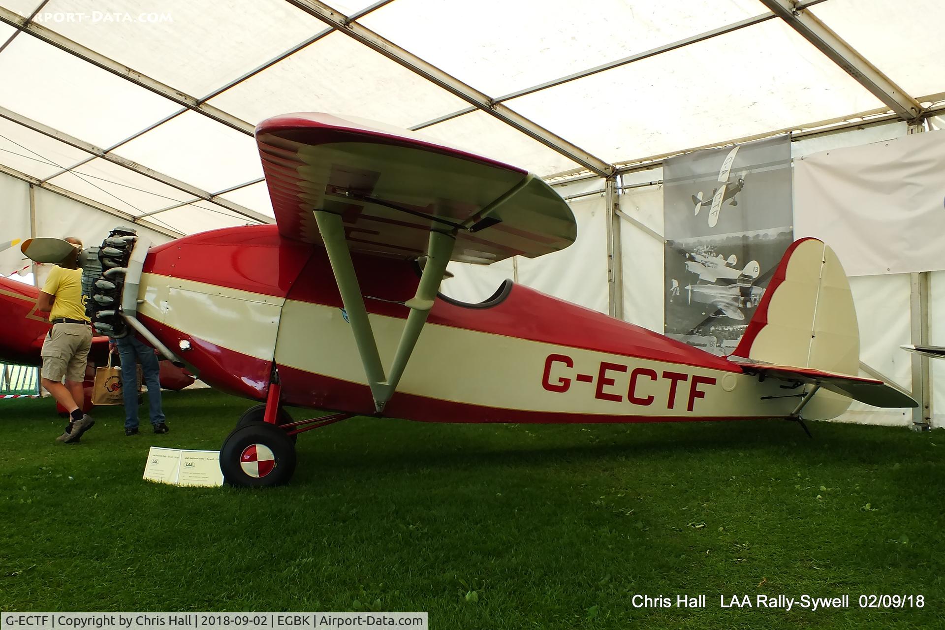 G-ECTF, 2007 Comper CLA7 Swift Replica C/N PFA 103-13078, 2018 LAA Rally, Sywell