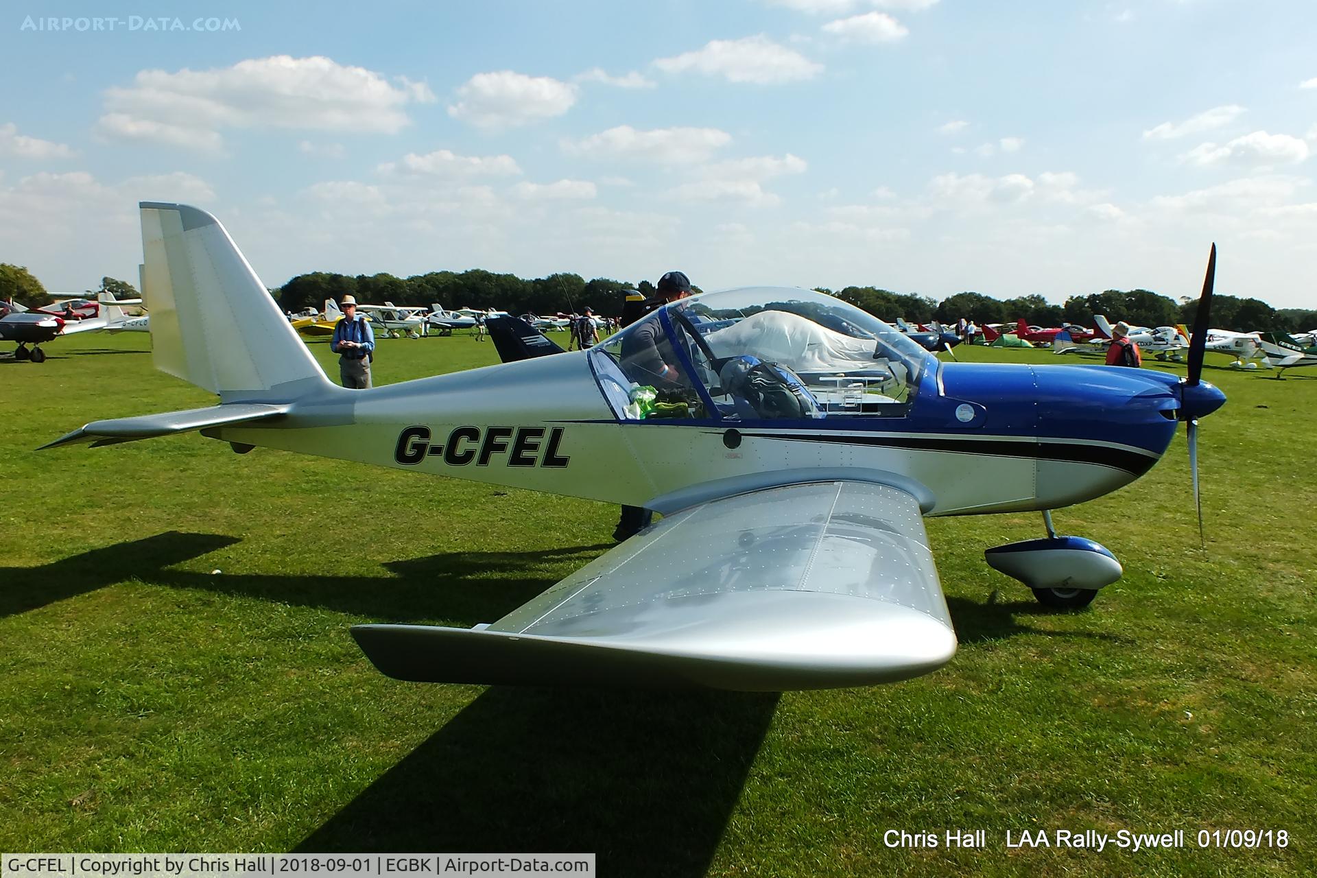 G-CFEL, 2008 Aerotechnik EV-97 Eurostar C/N PFA 315-14740, 2018 LAA Rally, Sywell