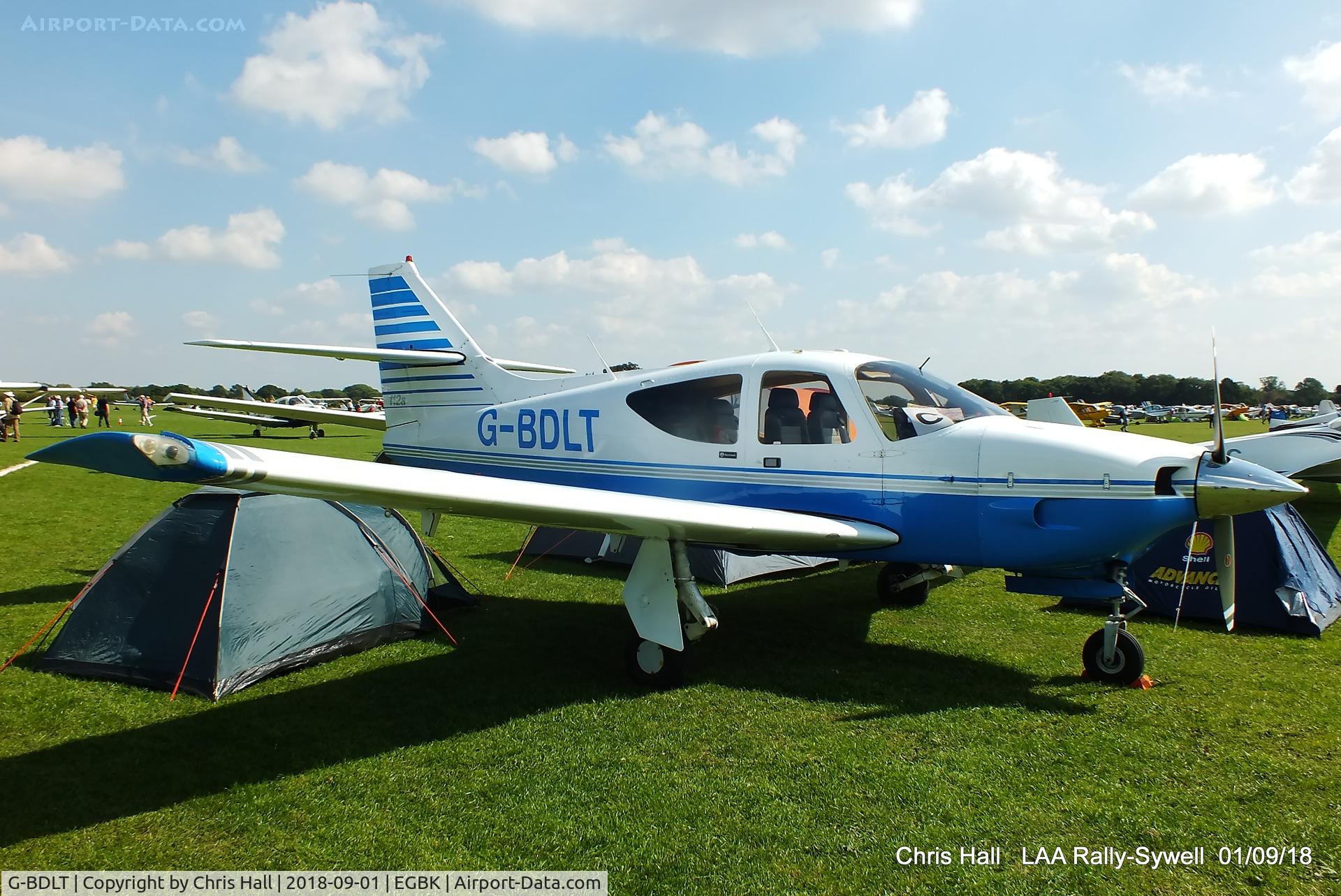 G-BDLT, 1975 Rockwell International 112 Commander C/N 363, 2018 LAA Rally, Sywell