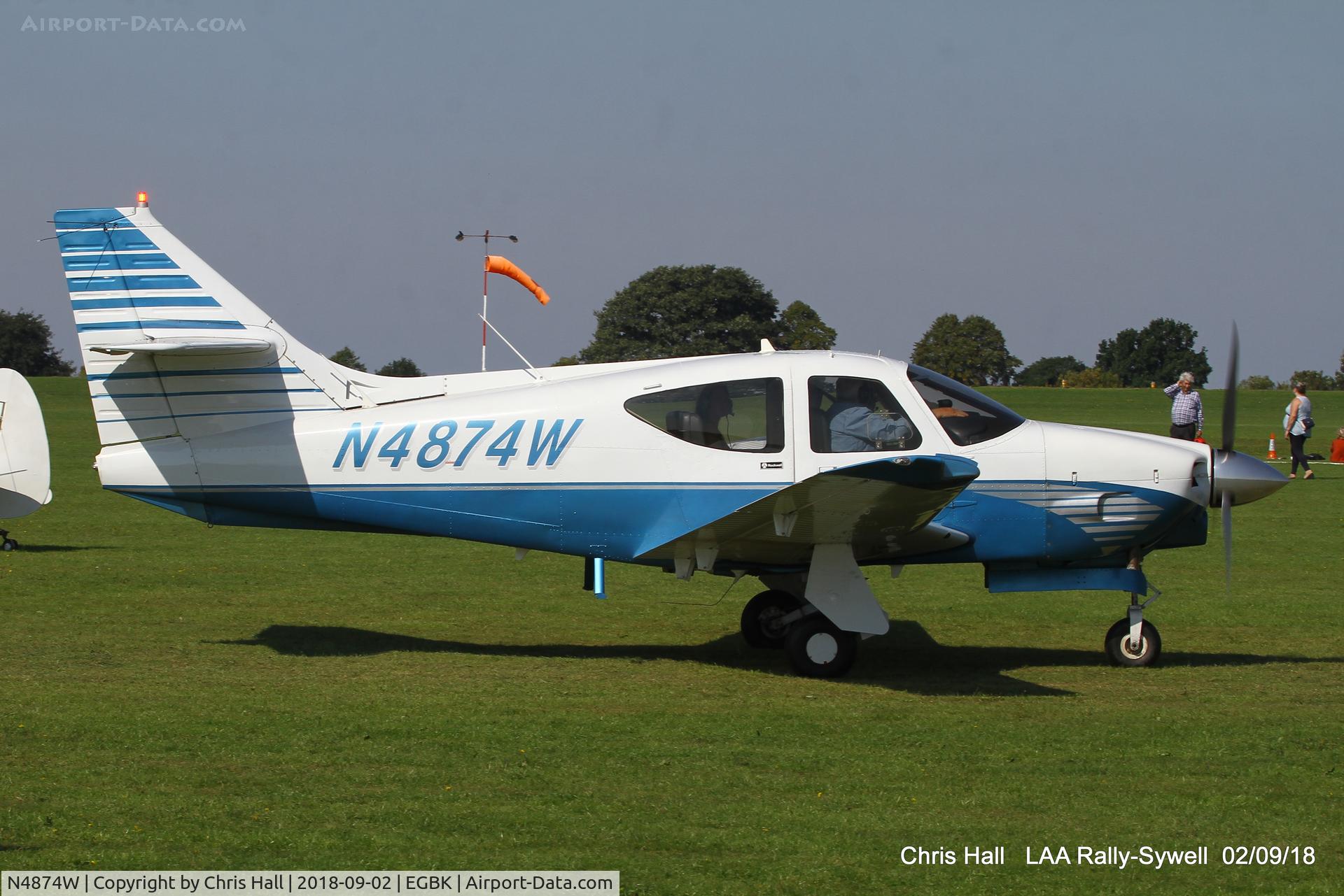 N4874W, 1977 Rockwell International 114 Commander C/N 14204, 2018 LAA Rally, Sywell