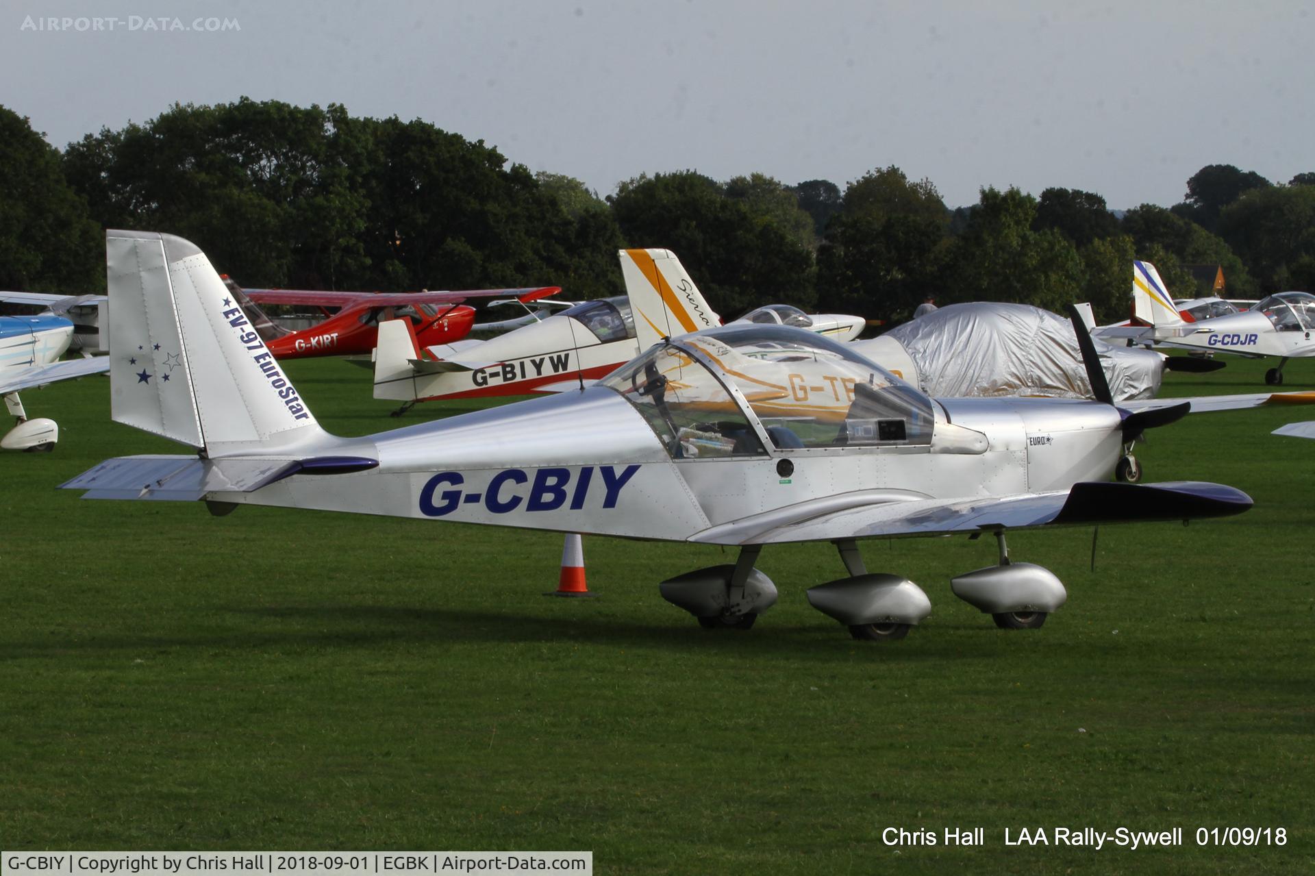 G-CBIY, 2002 Aerotechnik EV-97 Eurostar C/N PFA 315-13846, 2018 LAA Rally, Sywell