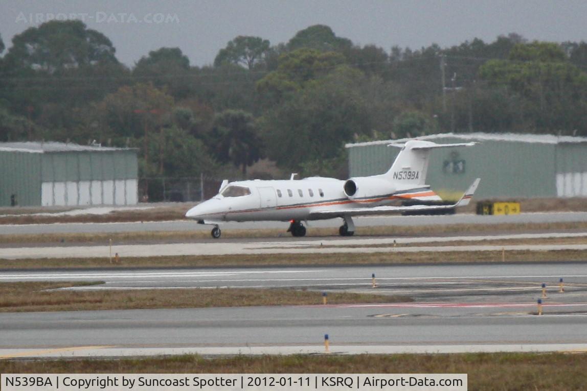 N539BA, 1995 Learjet Inc 31 C/N 033D, N539BA taxis for departure from Sarasota-Bradenton International Airport awaiting a flight to Lynden Pindling International Airport