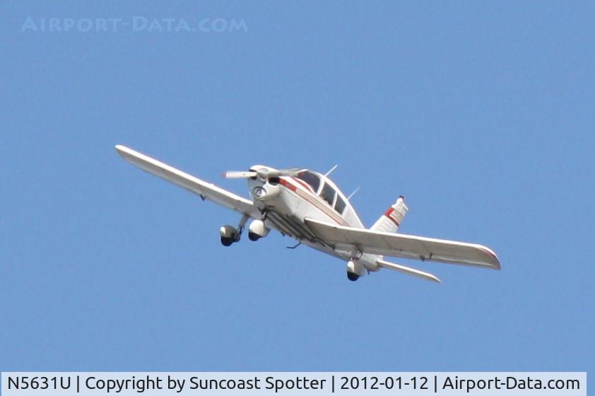 N5631U, 1969 Piper PA-28-140 C/N 28-26427, N5631U flying over northern Sarasota