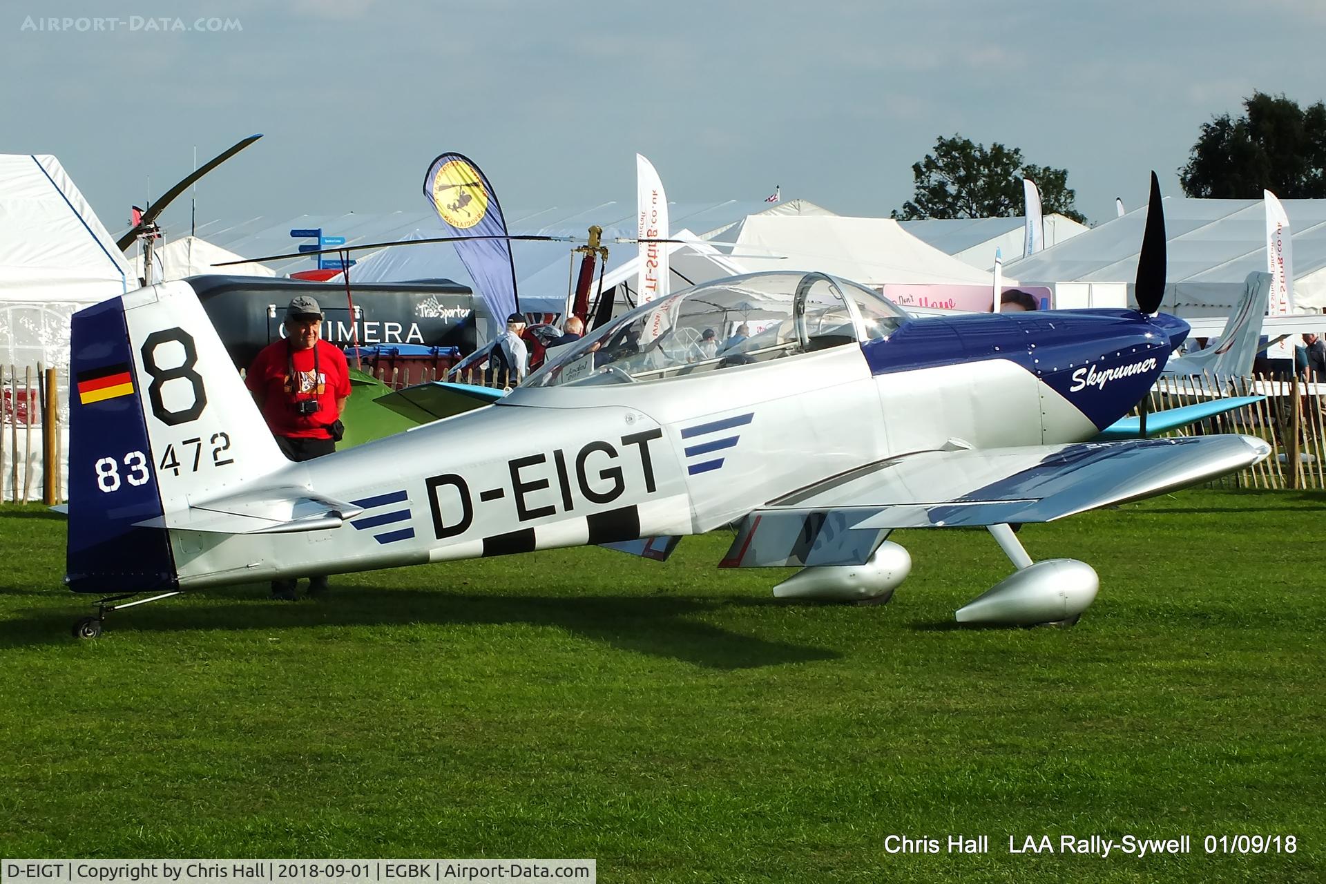 D-EIGT, 2016 Vans RV- 8 C/N 83472, 2018 LAA Rally, Sywell