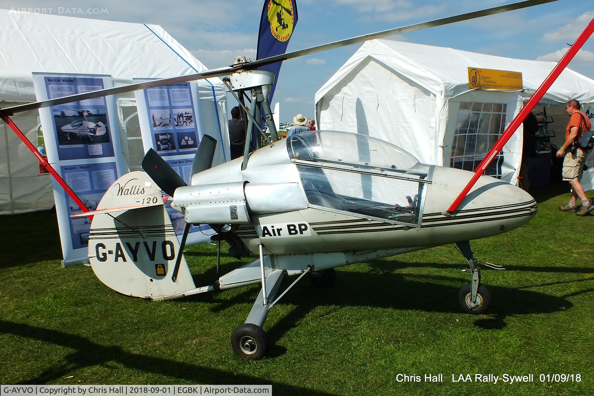 G-AYVO, 1971 Wallis WA.120 Series 1 C/N K/602/X, 2018 LAA Rally, Sywell