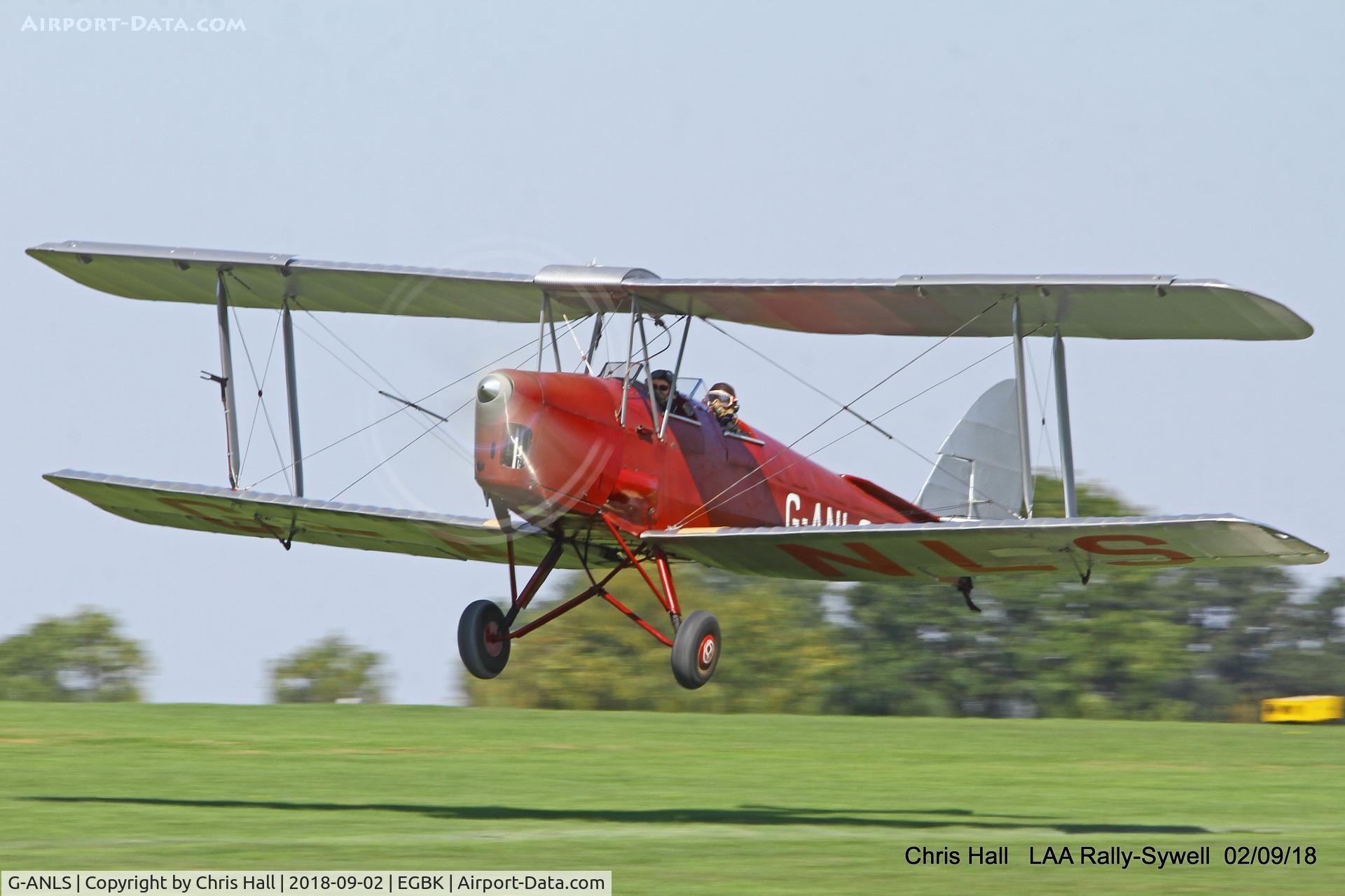 G-ANLS, 1944 De Havilland DH-82A Tiger Moth II C/N 85862, 2018 LAA Rally, Sywell