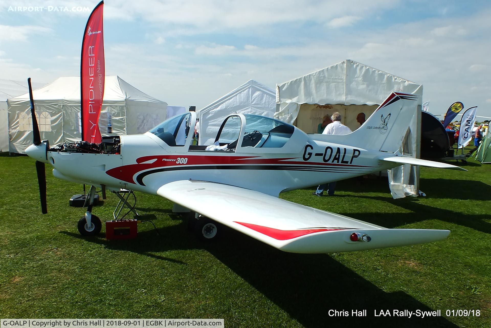 G-OALP, 2017 Alpi Aviation Pioneer 300 Hawk C/N LAA 330A-15471, 2018 LAA Rally, Sywell