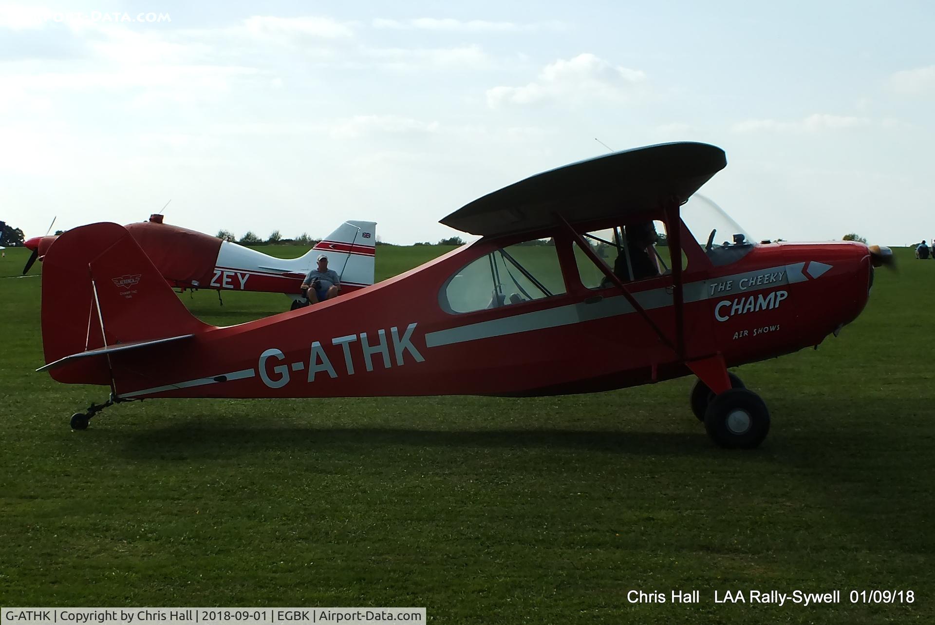 G-ATHK, 1946 Aeronca 7AC Champion C/N 7AC-971, 2018 LAA Rally, Sywell