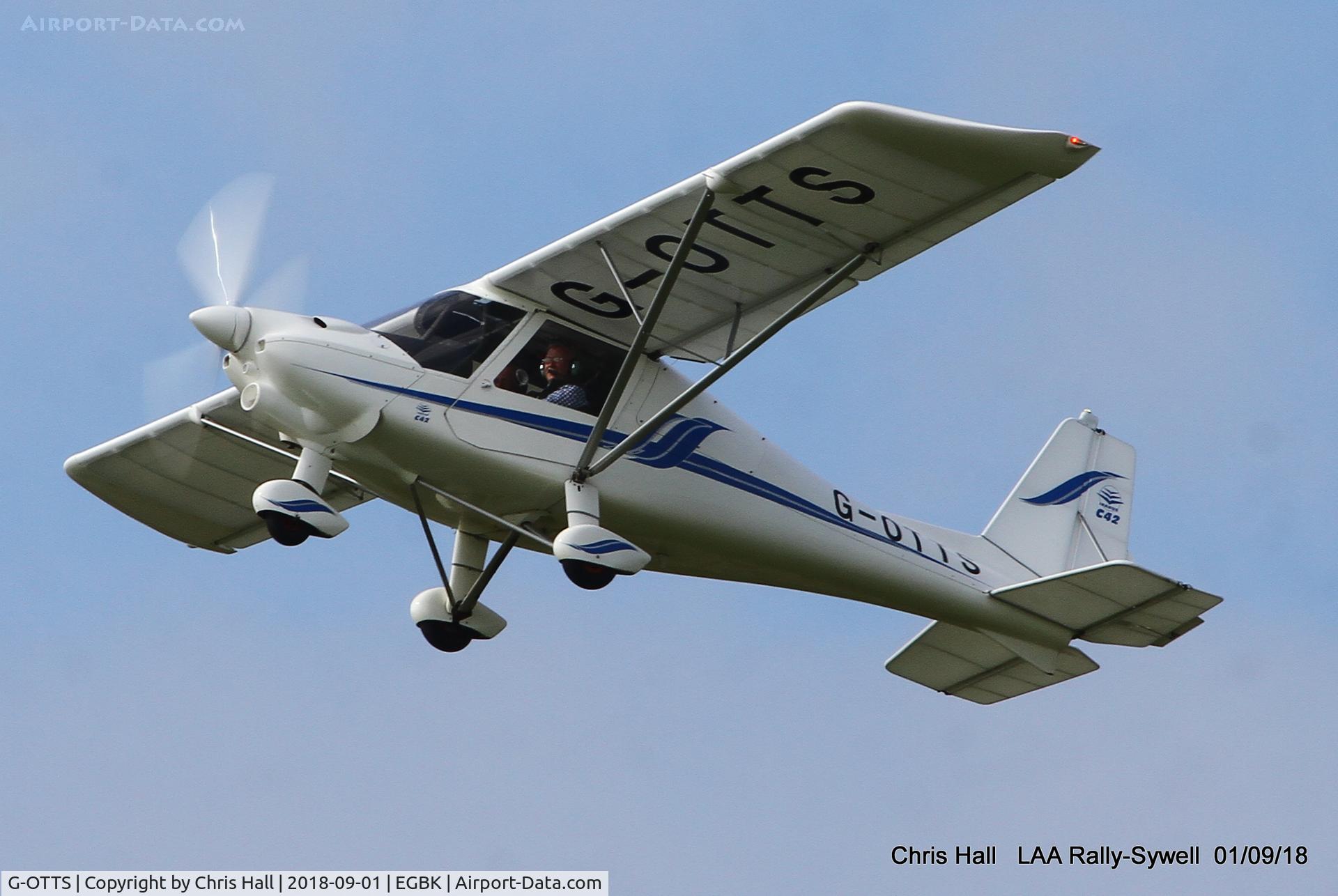 G-OTTS, 2014 Comco Ikarus C42 FB100 Bravo C/N 1407-7346, 2018 LAA Rally, Sywell