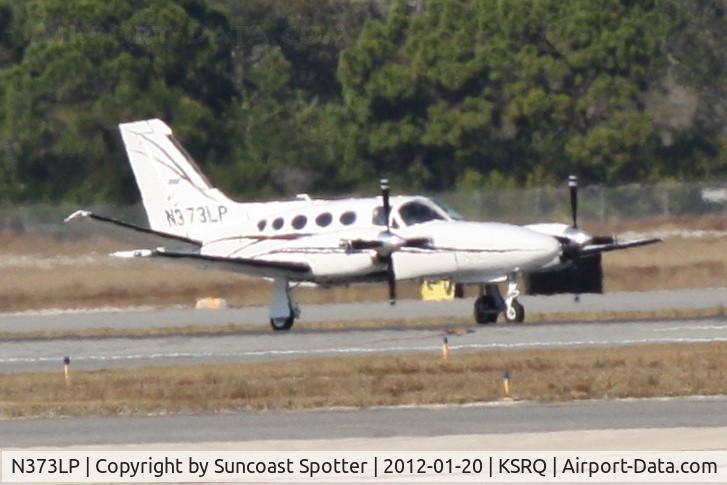 N373LP, 1981 Cessna 425 Conquest I C/N 425-0141, N373LP arrives on Runway 14 at Sarasota-Bradenton International Airport