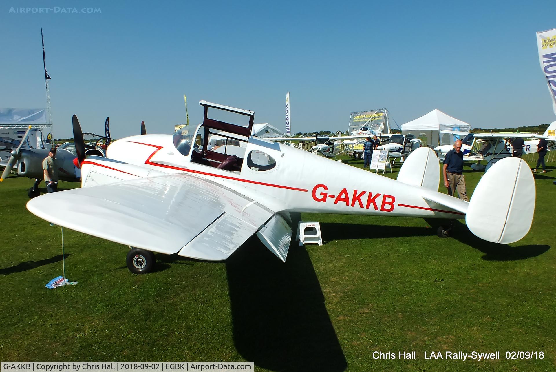 G-AKKB, 1947 Miles M-65 Gemini 1A C/N 6537, 2018 LAA Rally, Sywell