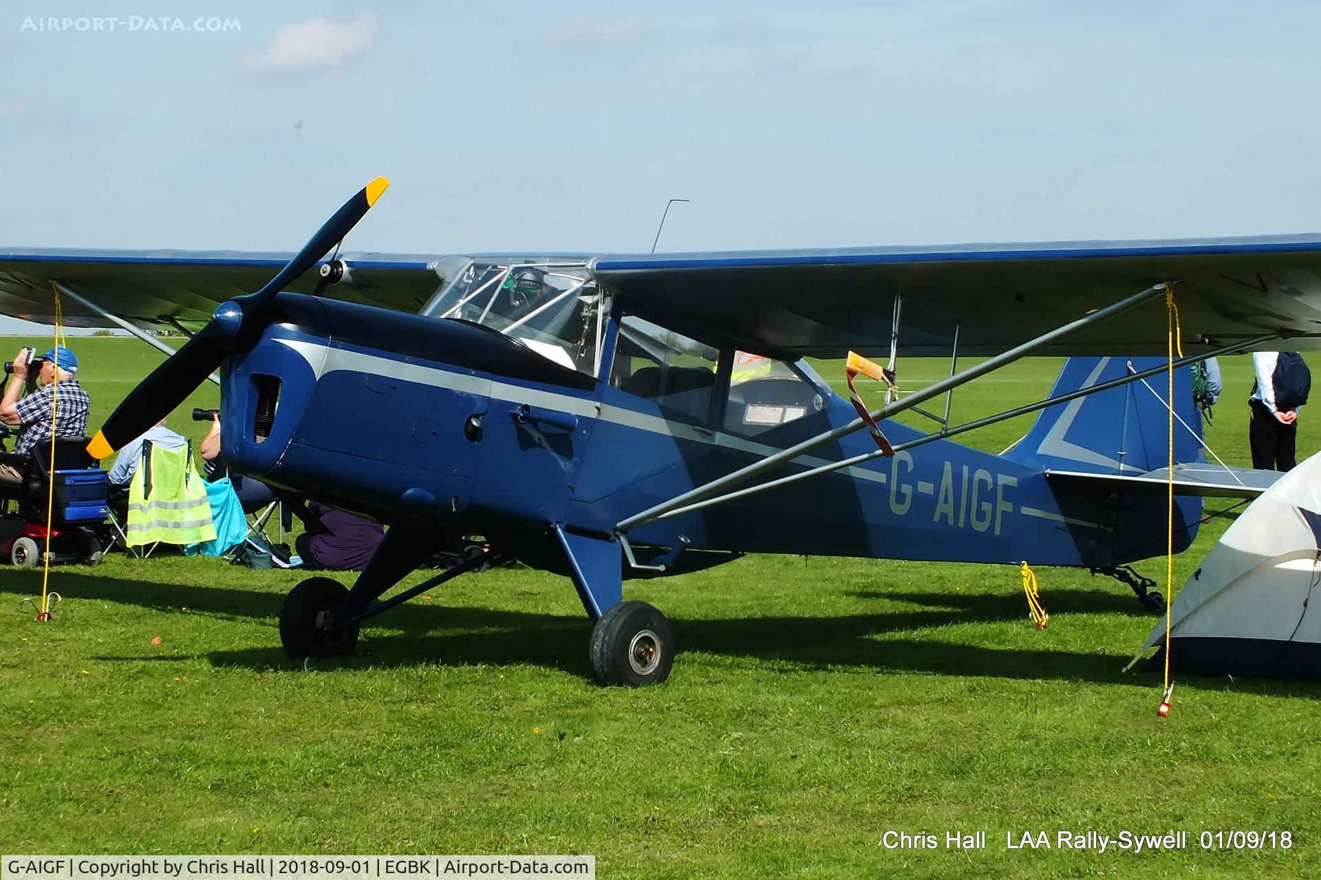 G-AIGF, 1946 Auster J-1N Alpha C/N 2188, 2018 LAA Rally, Sywell