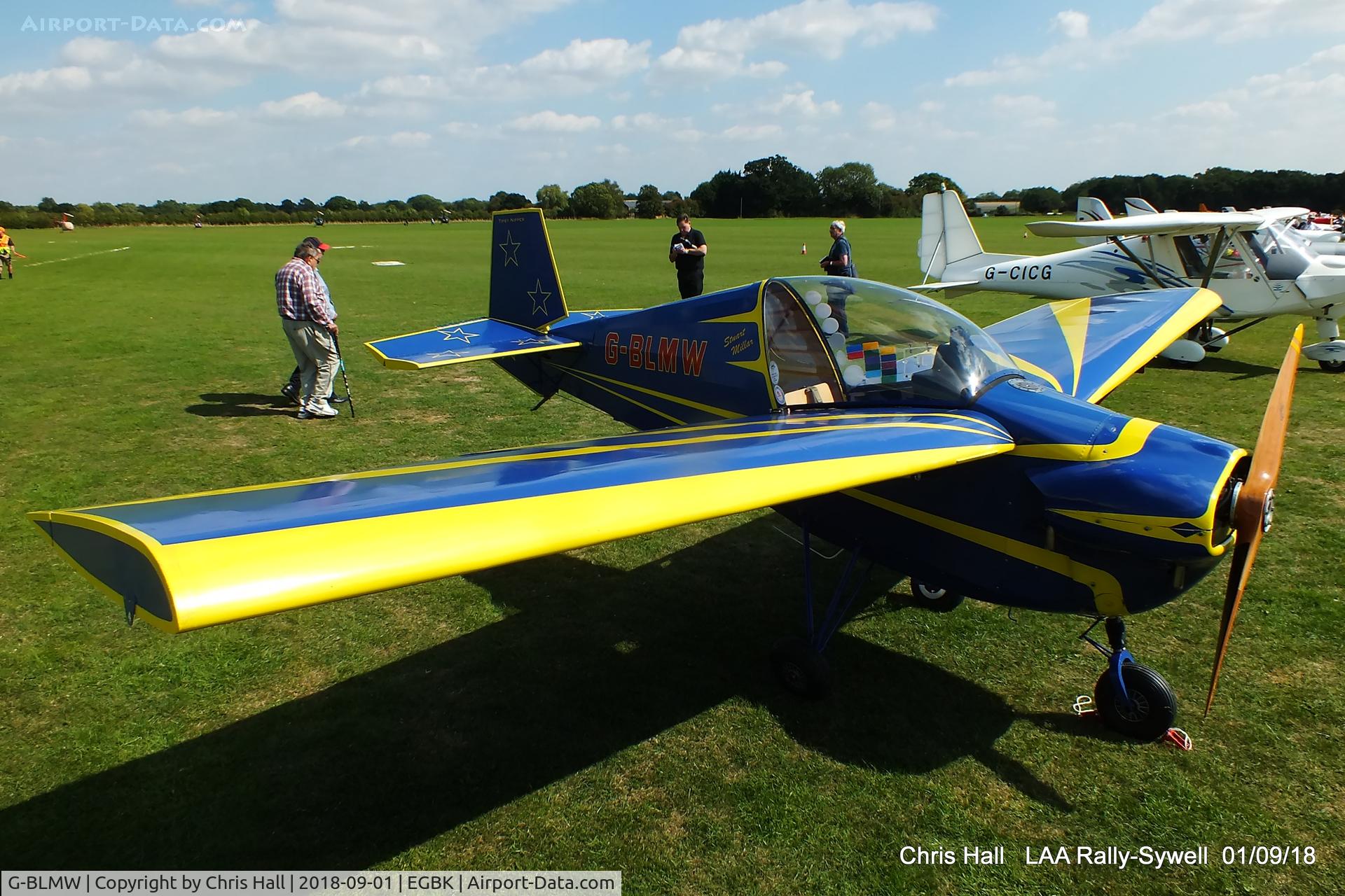 G-BLMW, 1987 Slingsby Tipsy T-66 Nipper 3 C/N PFA 025-11020, 2018 LAA Rally, Sywell