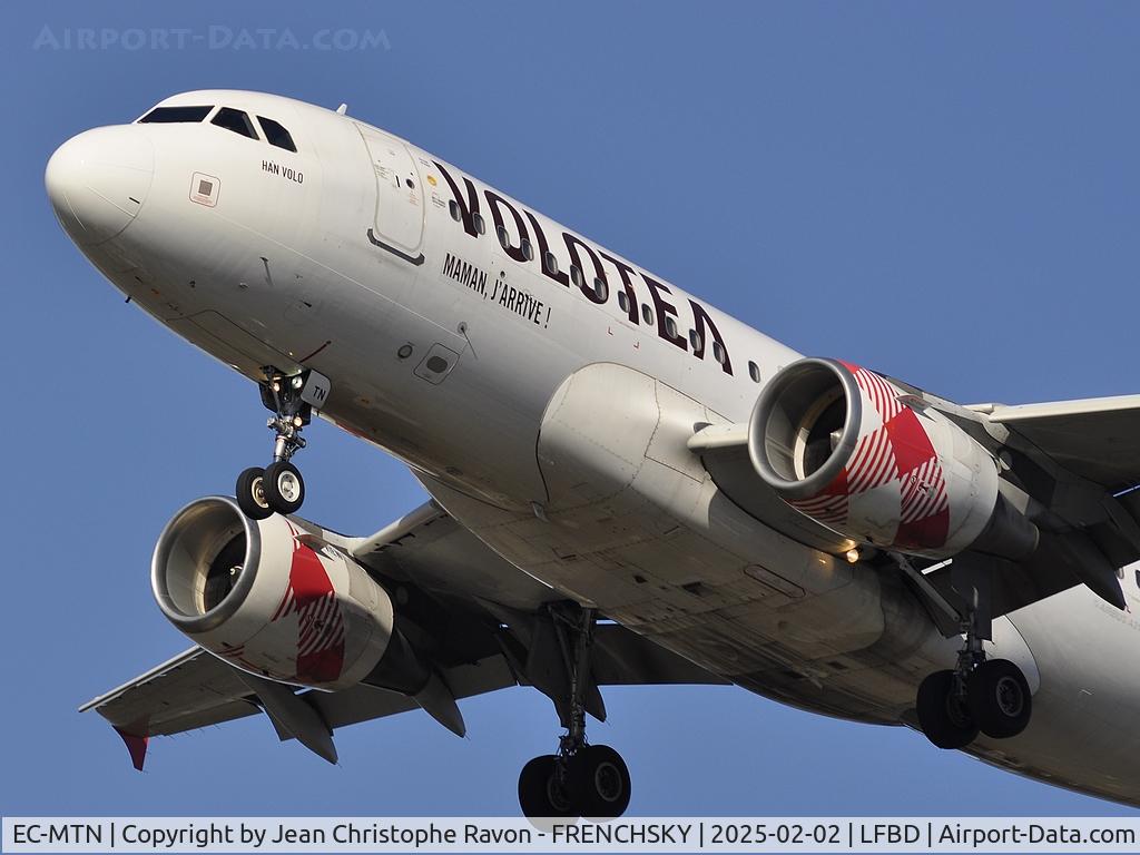 EC-MTN, 2003 Airbus A319-112 C/N 2113, Florence (FLR)	Bordeaux (BOD)	V72467