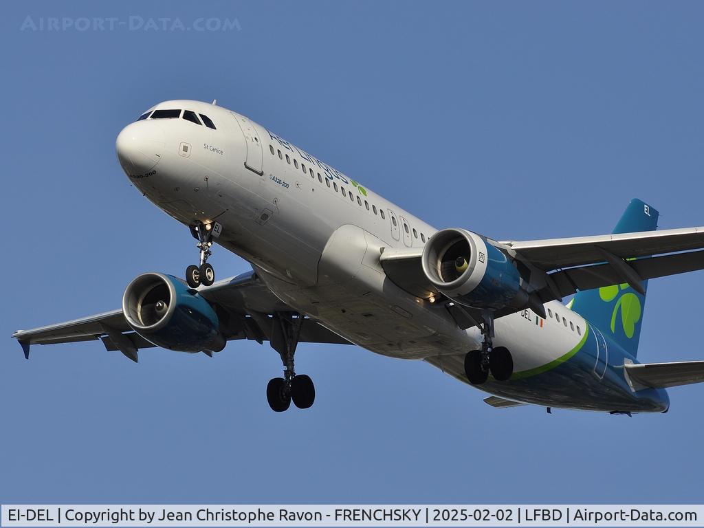 EI-DEL, 2005 Airbus A320-214 C/N 2409, Dublin (DUB)	Bordeaux (BOD)	EI506