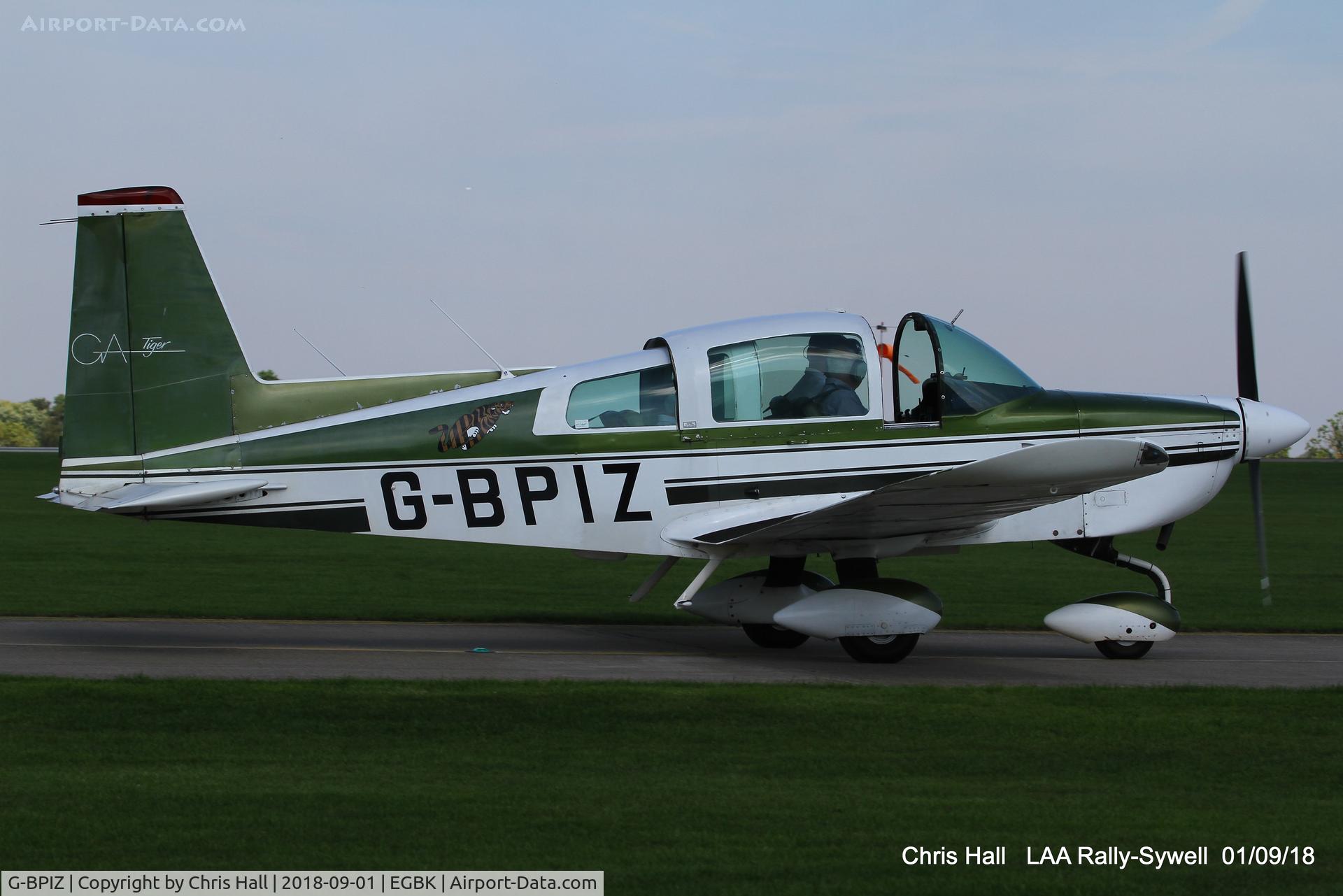 G-BPIZ, 1979 Gulfstream American AA-5B Tiger C/N AA5B-1154, 2018 LAA Rally, Sywell