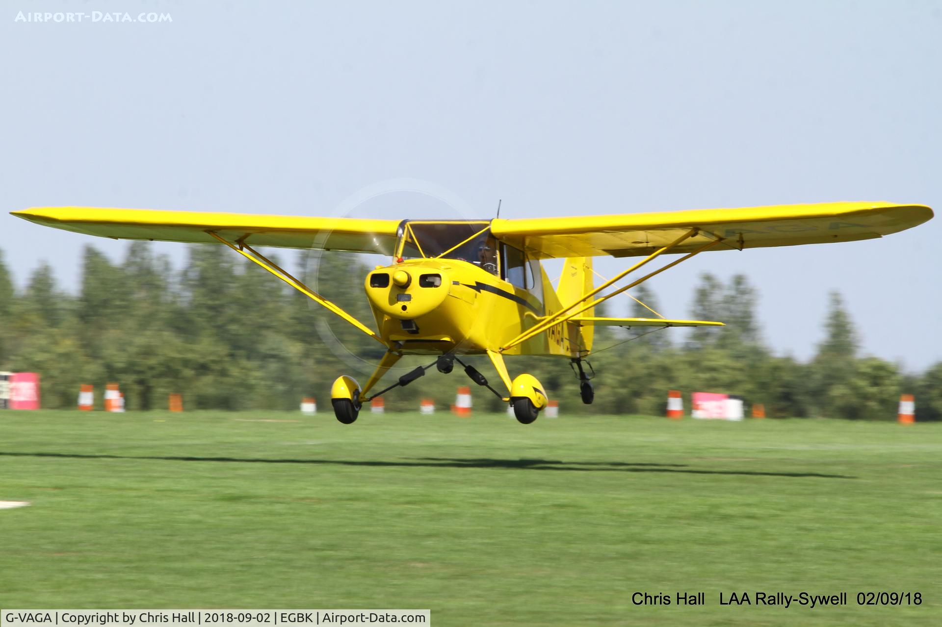G-VAGA, 1948 Piper PA-15 Vagabond Vagabond C/N 15-248, 2018 LAA Rally, Sywell