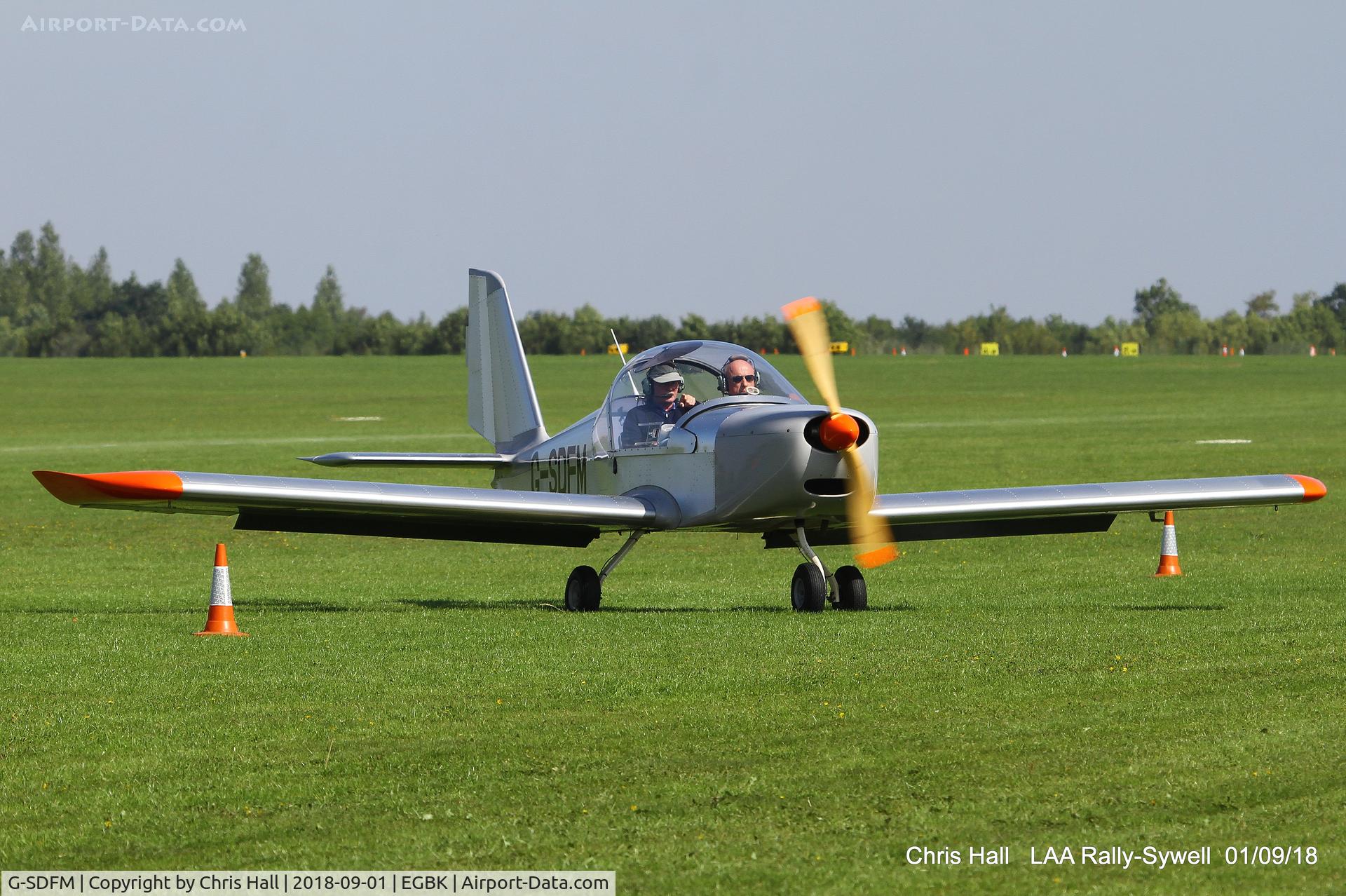 G-SDFM, 2002 Aerotechnik EV-97 Eurostar C/N PFA 315-13884, 2018 LAA Rally, Sywell