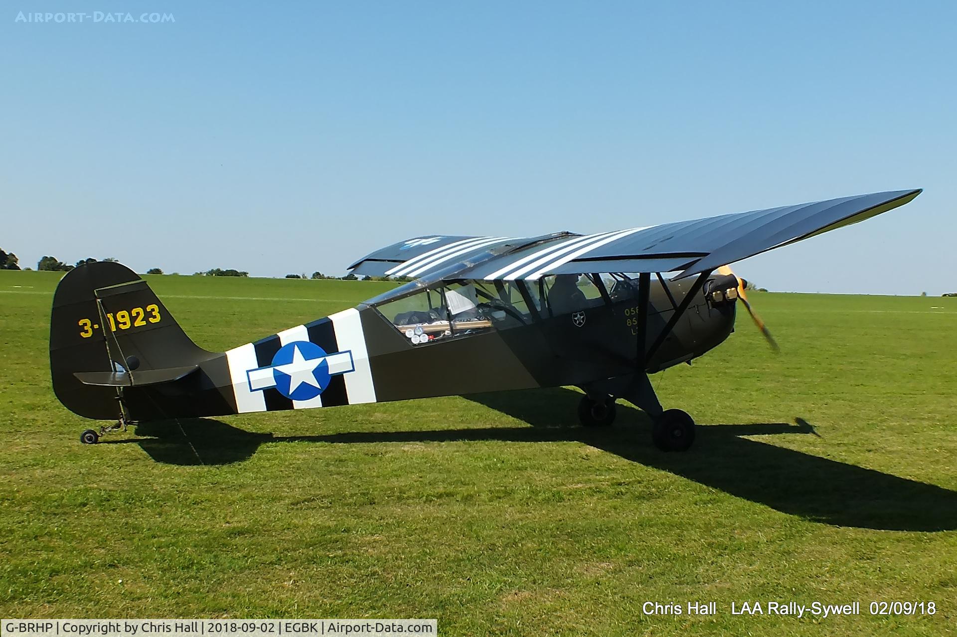 G-BRHP, 1942 Aeronca O-58B Defender C/N 058B-8533, 2018 LAA Rally, Sywell