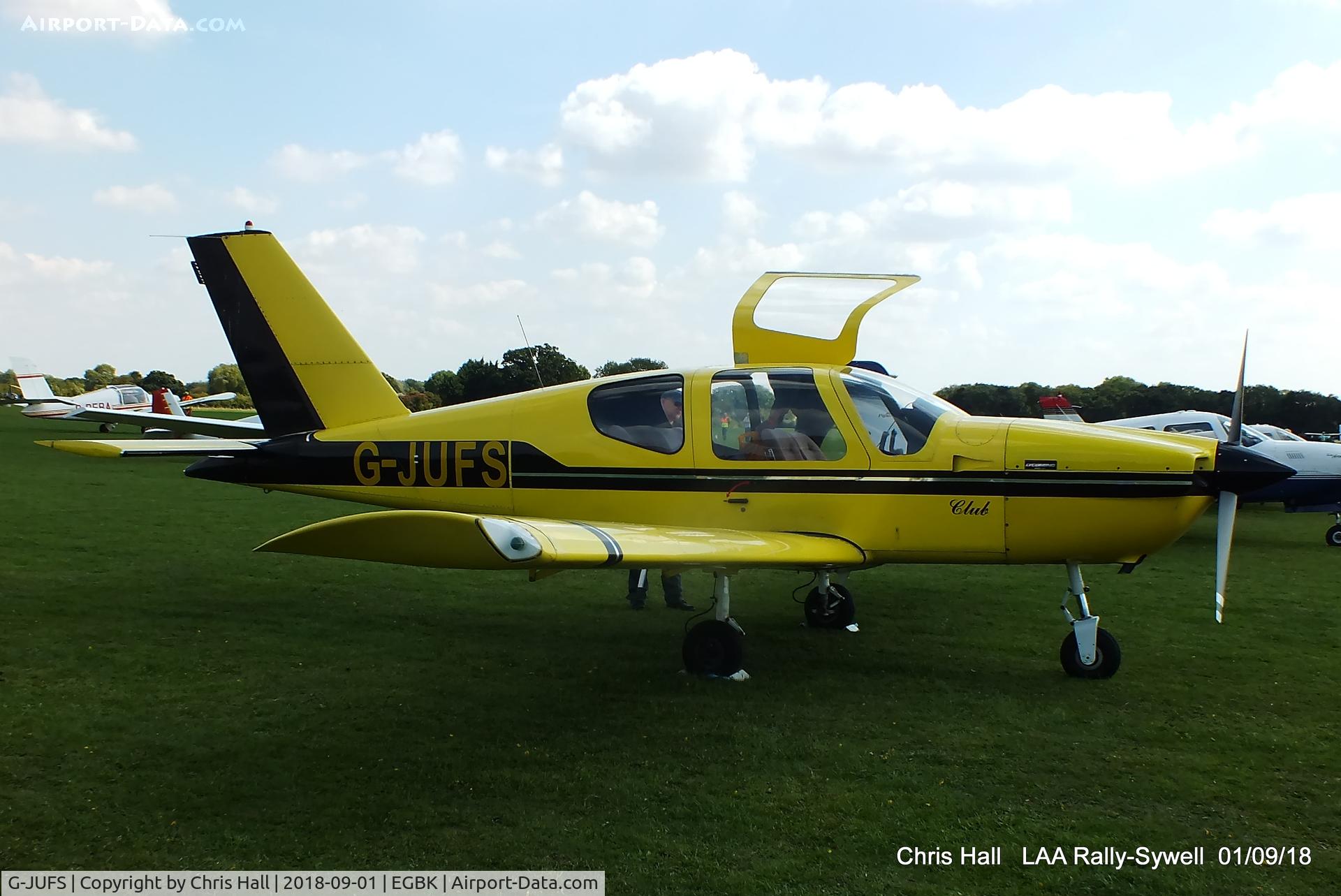 G-JUFS, 1989 Socata TB-9 Tampico Club C/N 928, 2018 LAA Rally, Sywell