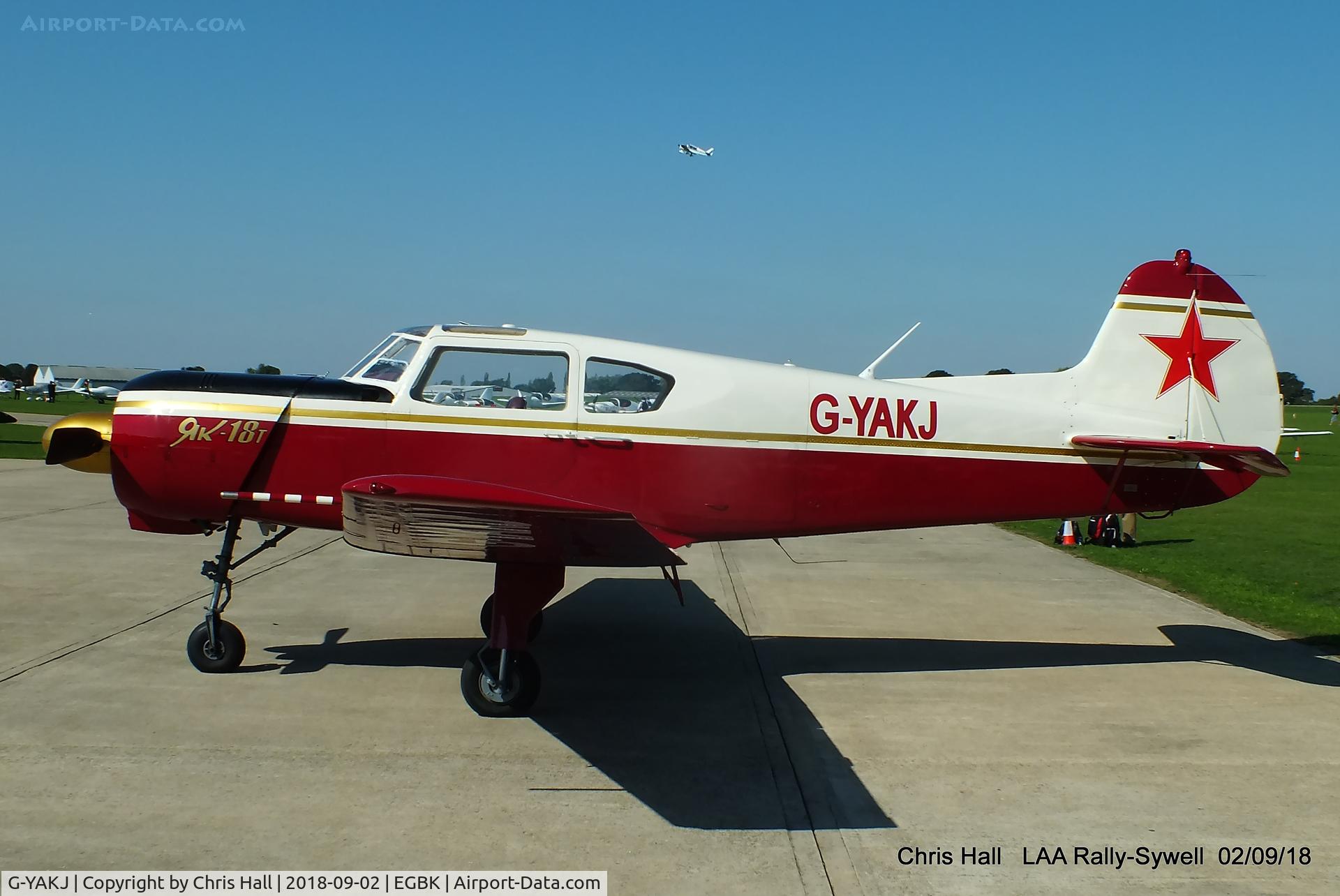G-YAKJ, 1993 Yakovlev Yak-18T C/N 12055, 2018 LAA Rally, Sywell