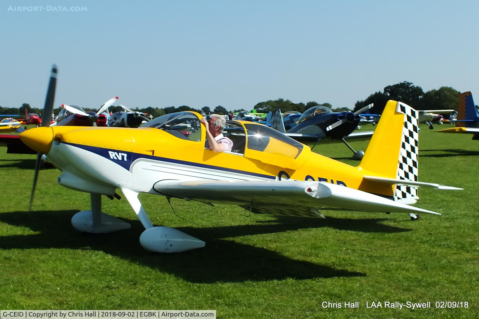 G-CEID, 2007 Vans RV-7 C/N PFA 323-14403, 2018 LAA Rally, Sywell