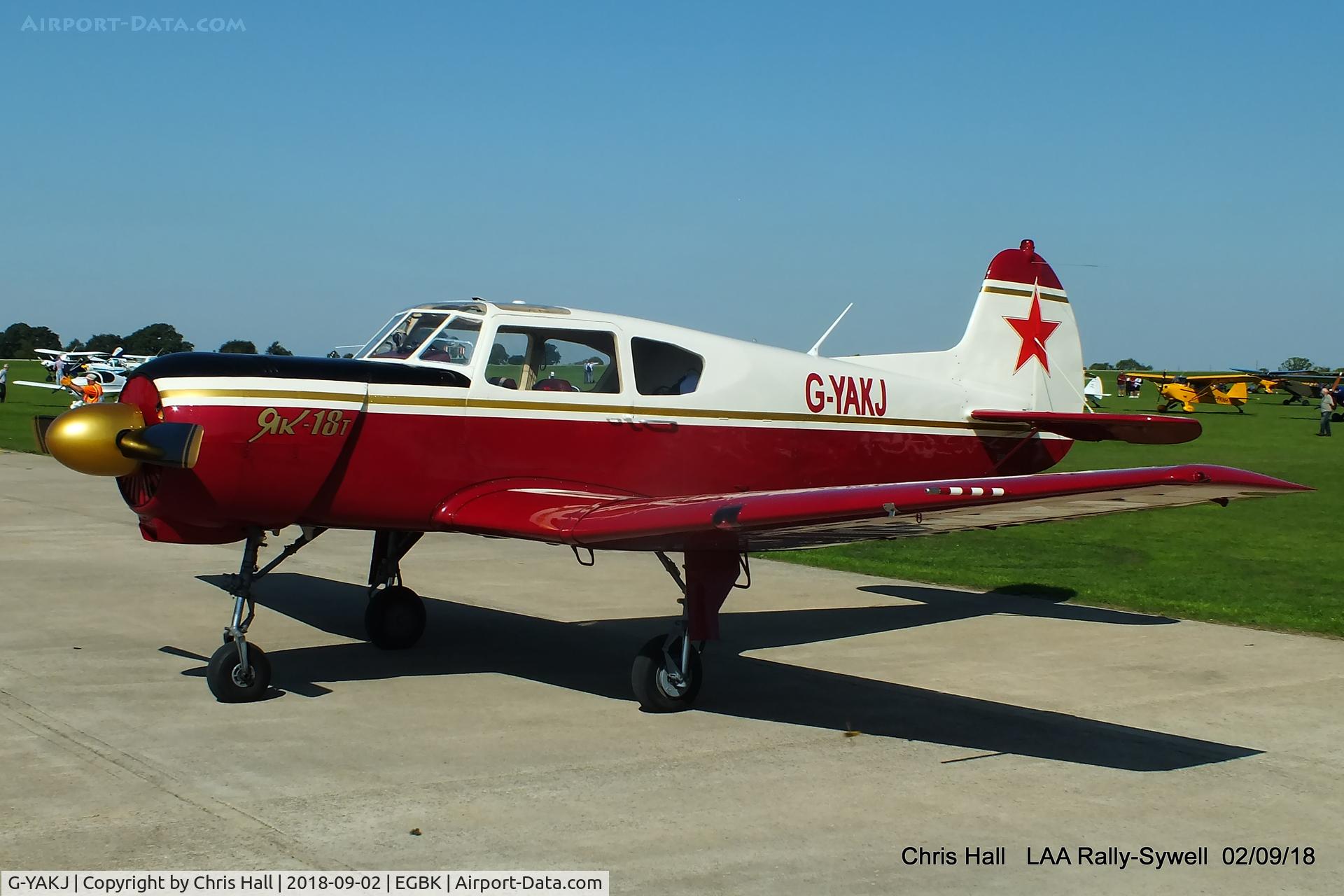 G-YAKJ, 1993 Yakovlev Yak-18T C/N 12055, 2018 LAA Rally, Sywell